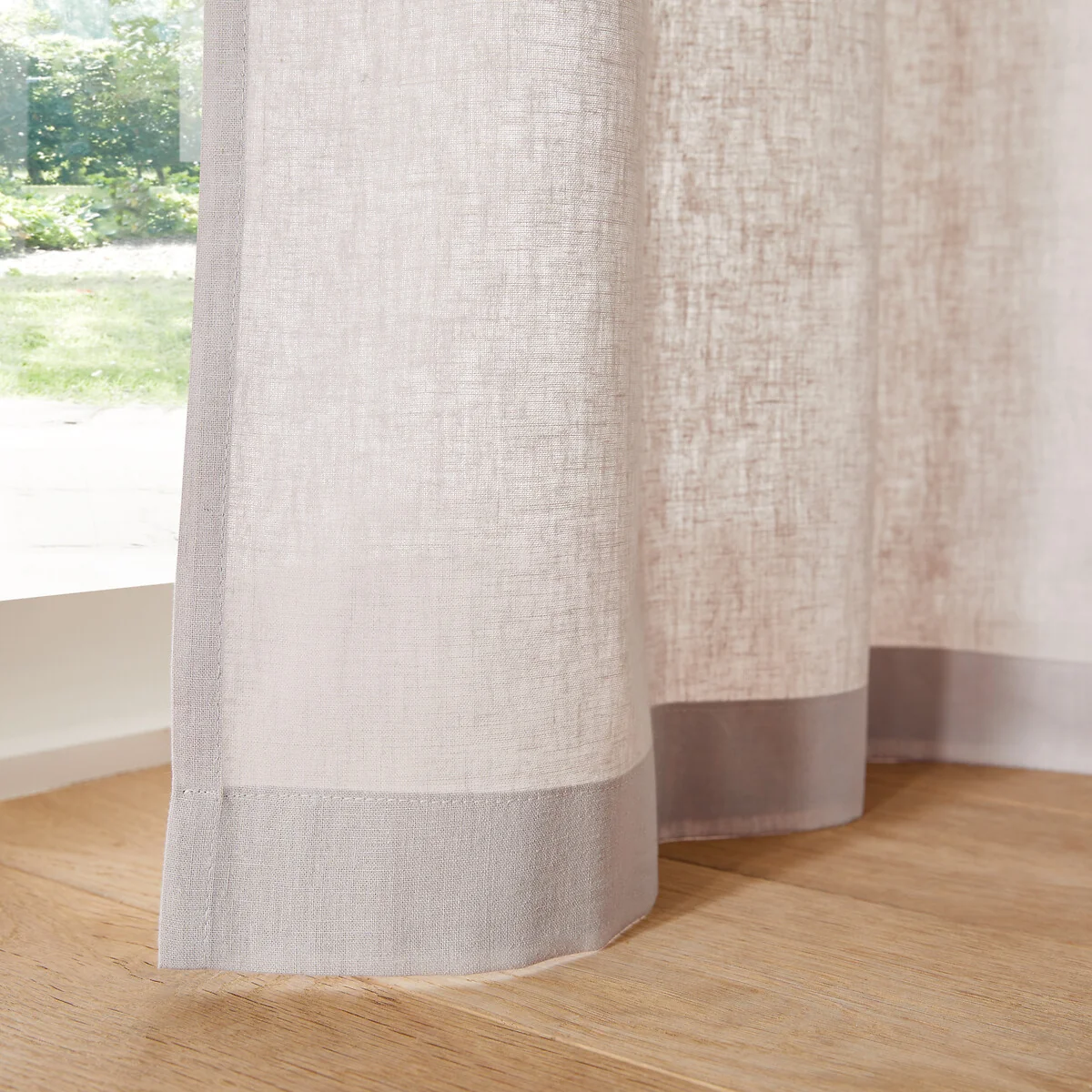 Lincot Linen & Cotton Knot & Eyelet Finish Curtain – image 4