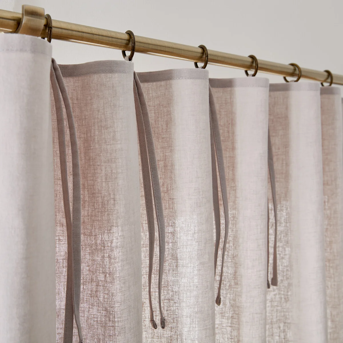 Lincot Linen & Cotton Knot & Eyelet Finish Curtain – image 6
