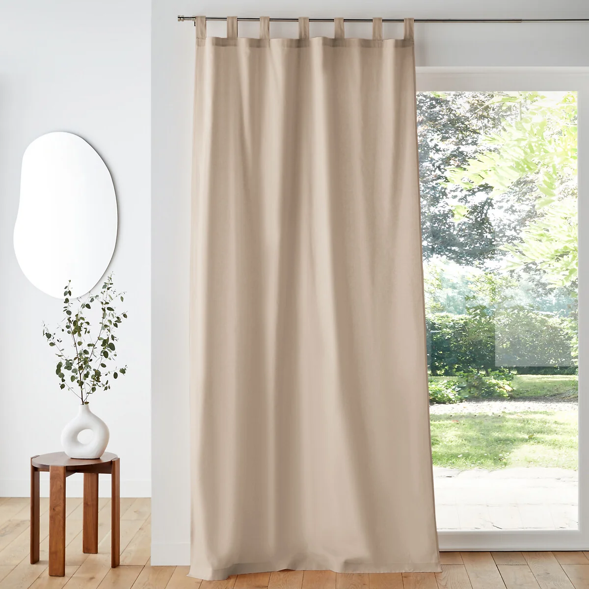 Scenario Cotton Tab Top Curtain Panel – image 1