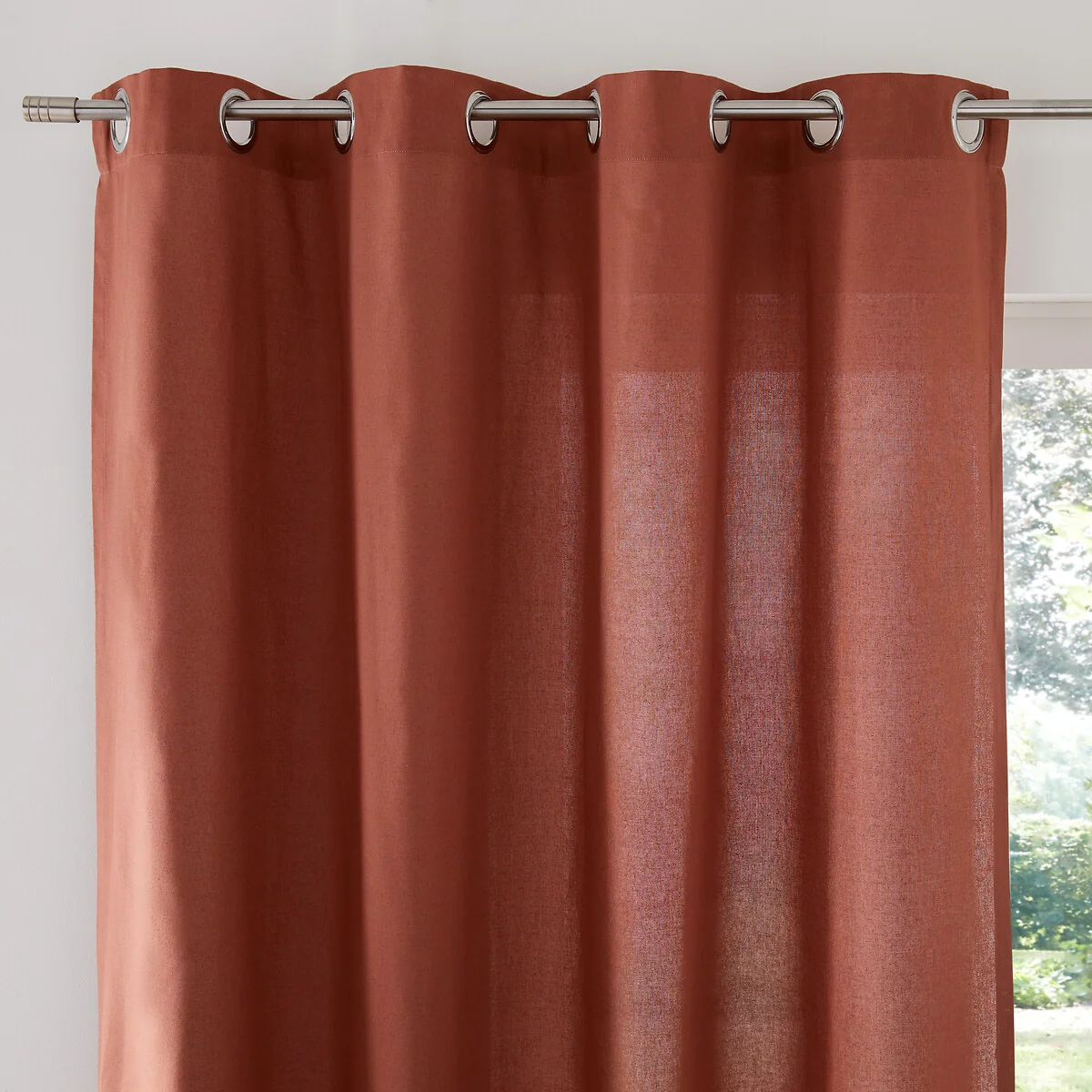Scenario Single Cotton Curtain with Eyelets – image 2