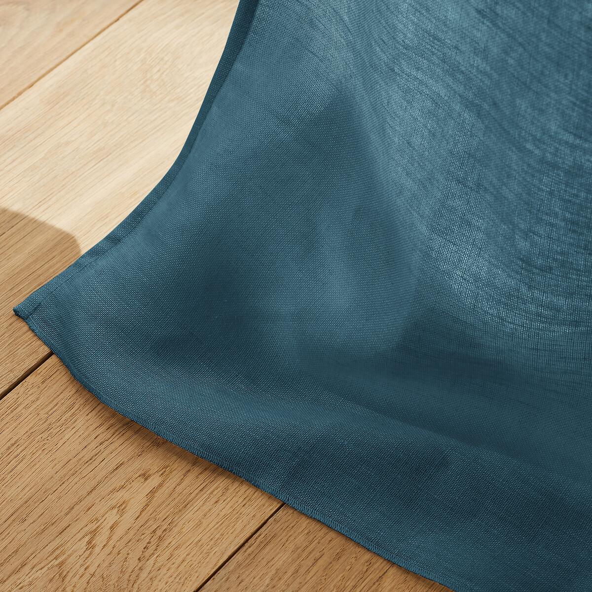 Colin Linen Lined Curtain with Ties – image 2