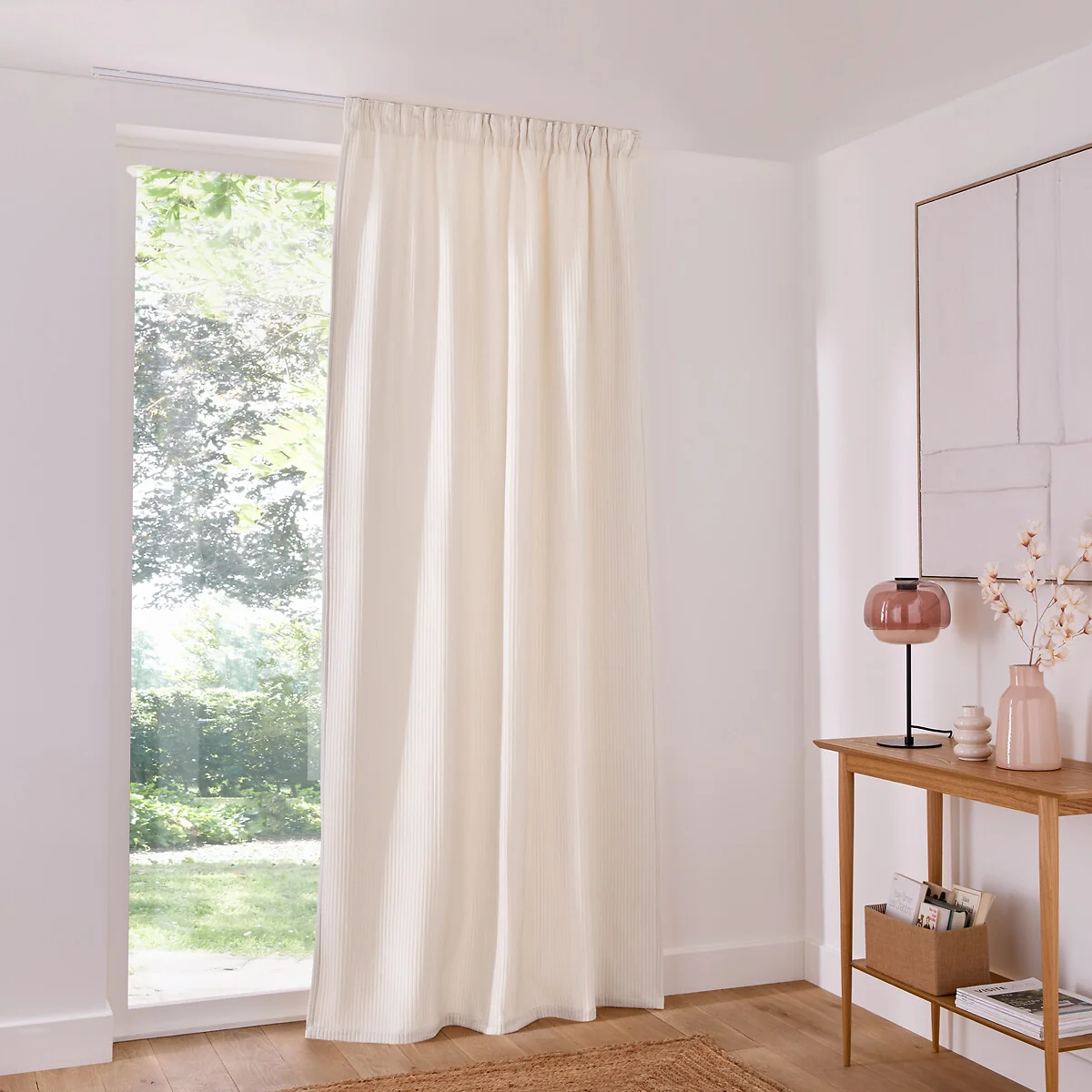 Carly Corduroy Pencil Pleat/Wave Header Curtain – image 2