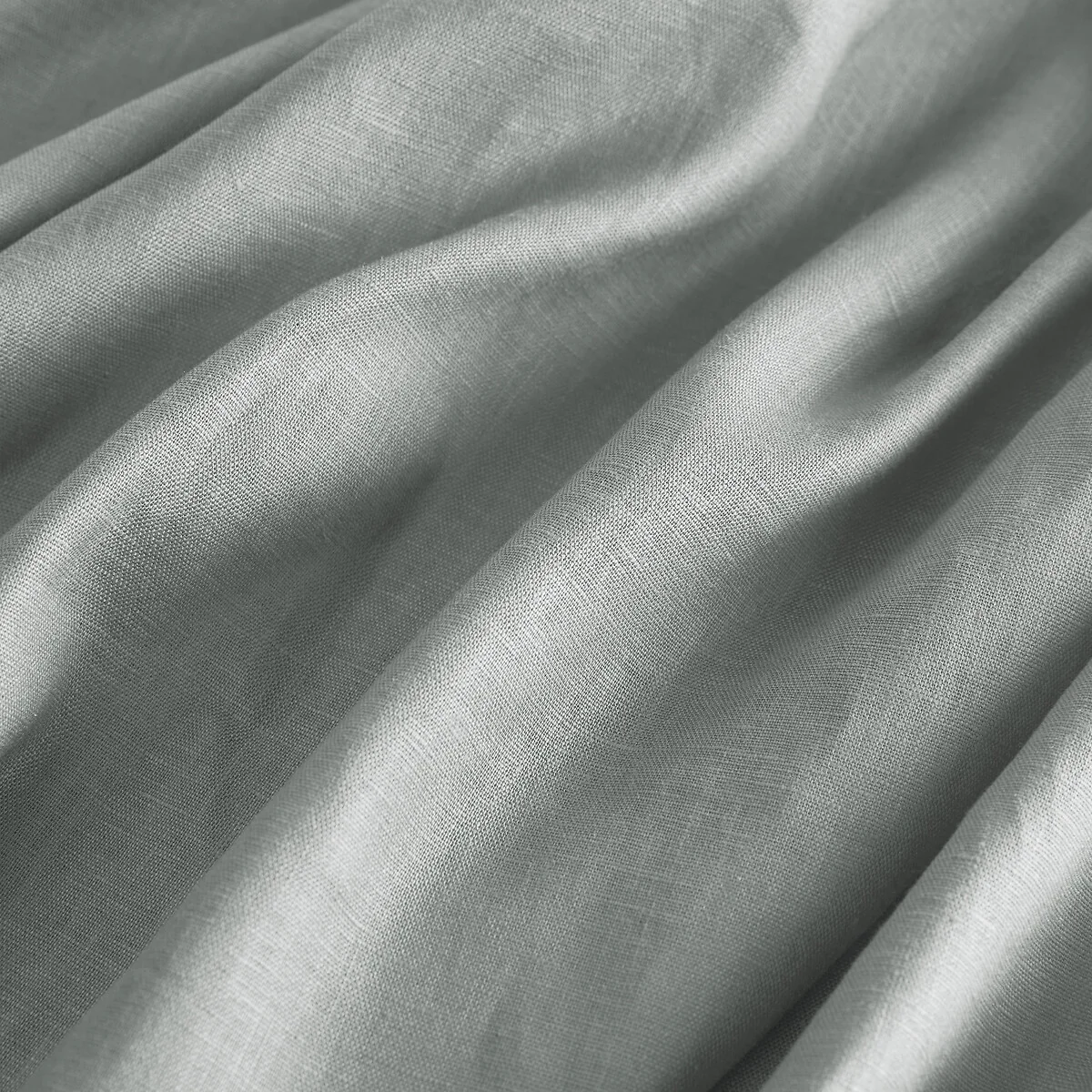Private Curtain in Lined Washed Linen with Concealed Tabs – image 3