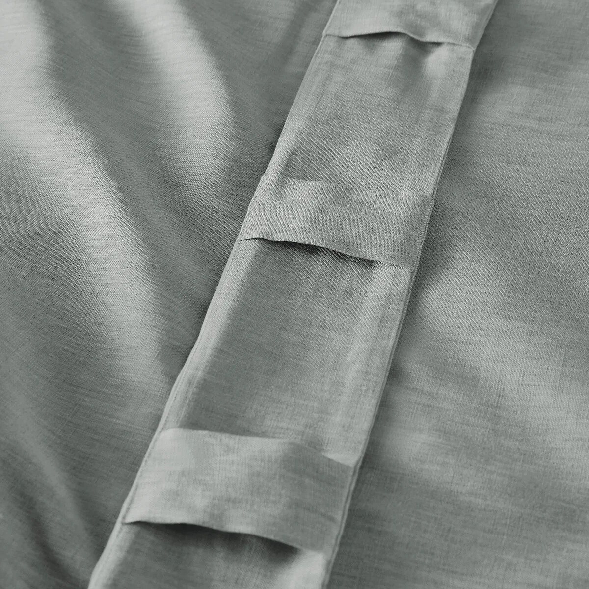 Private Curtain in Lined Washed Linen with Concealed Tabs – image 5