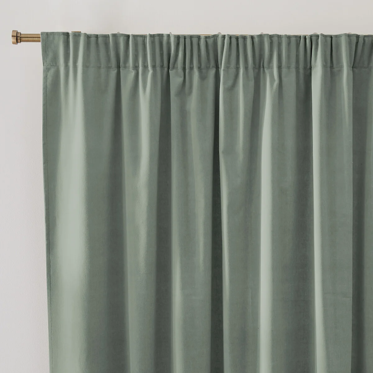 Velvet Gathered Braid Velvet Curtain – image 2