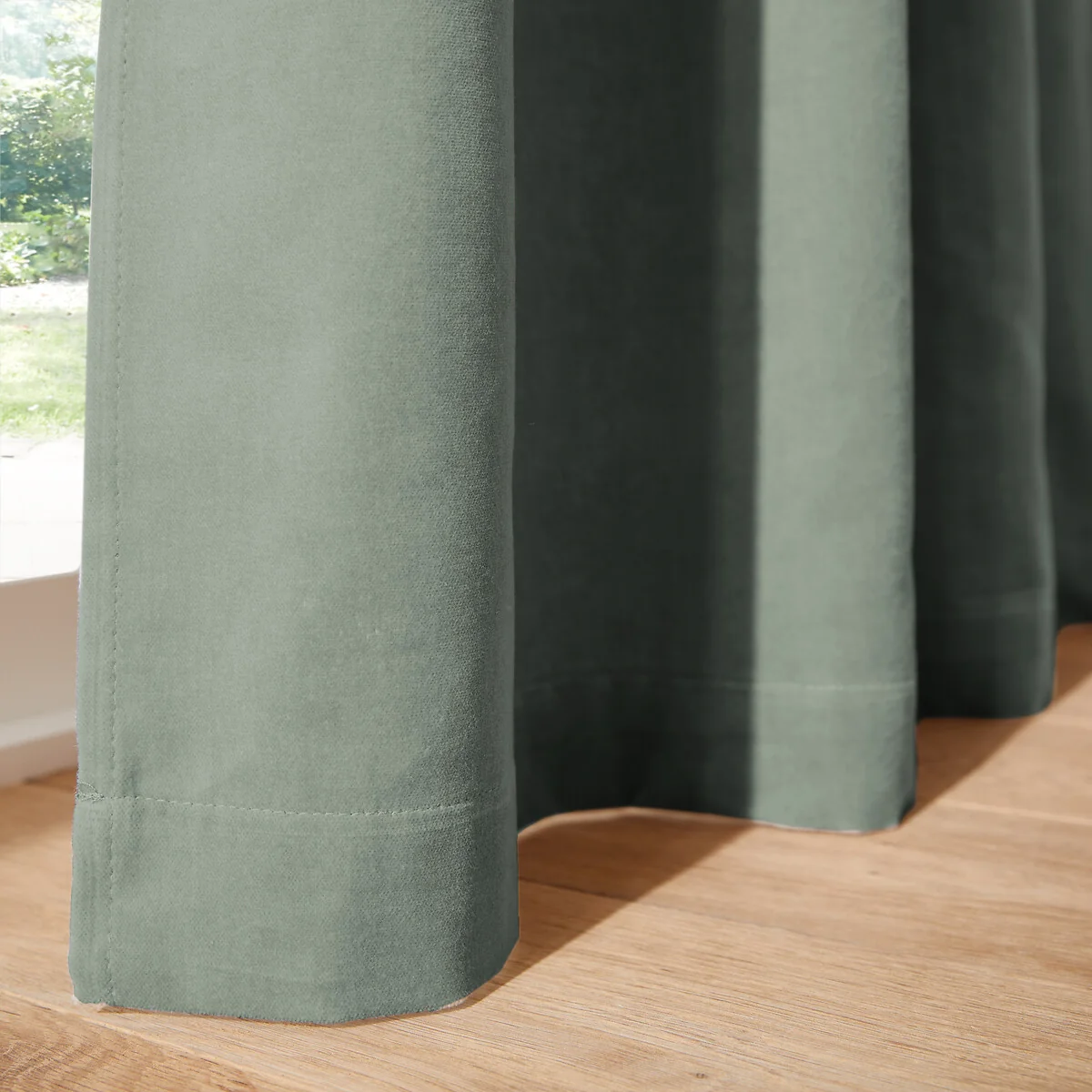 Velvet Gathered Braid Velvet Curtain – image 4