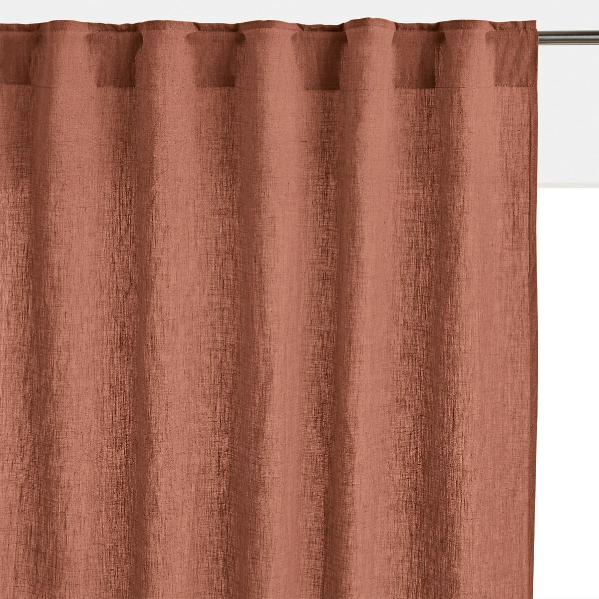 Onega Washed Linen Radiator Curtain with Hidden Fixings – image 1