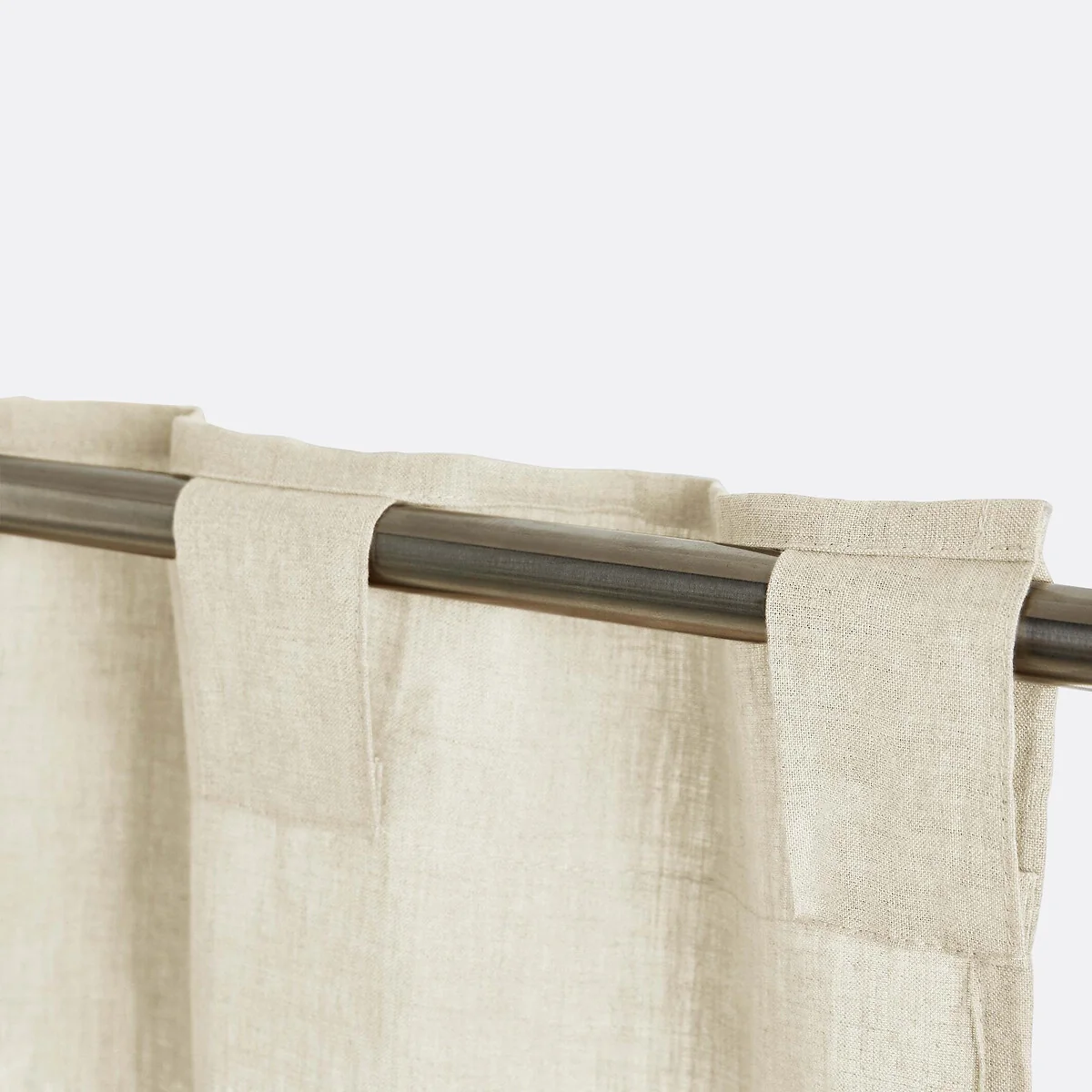 Onega Washed Linen Radiator Curtain with Hidden Fixings – image 3