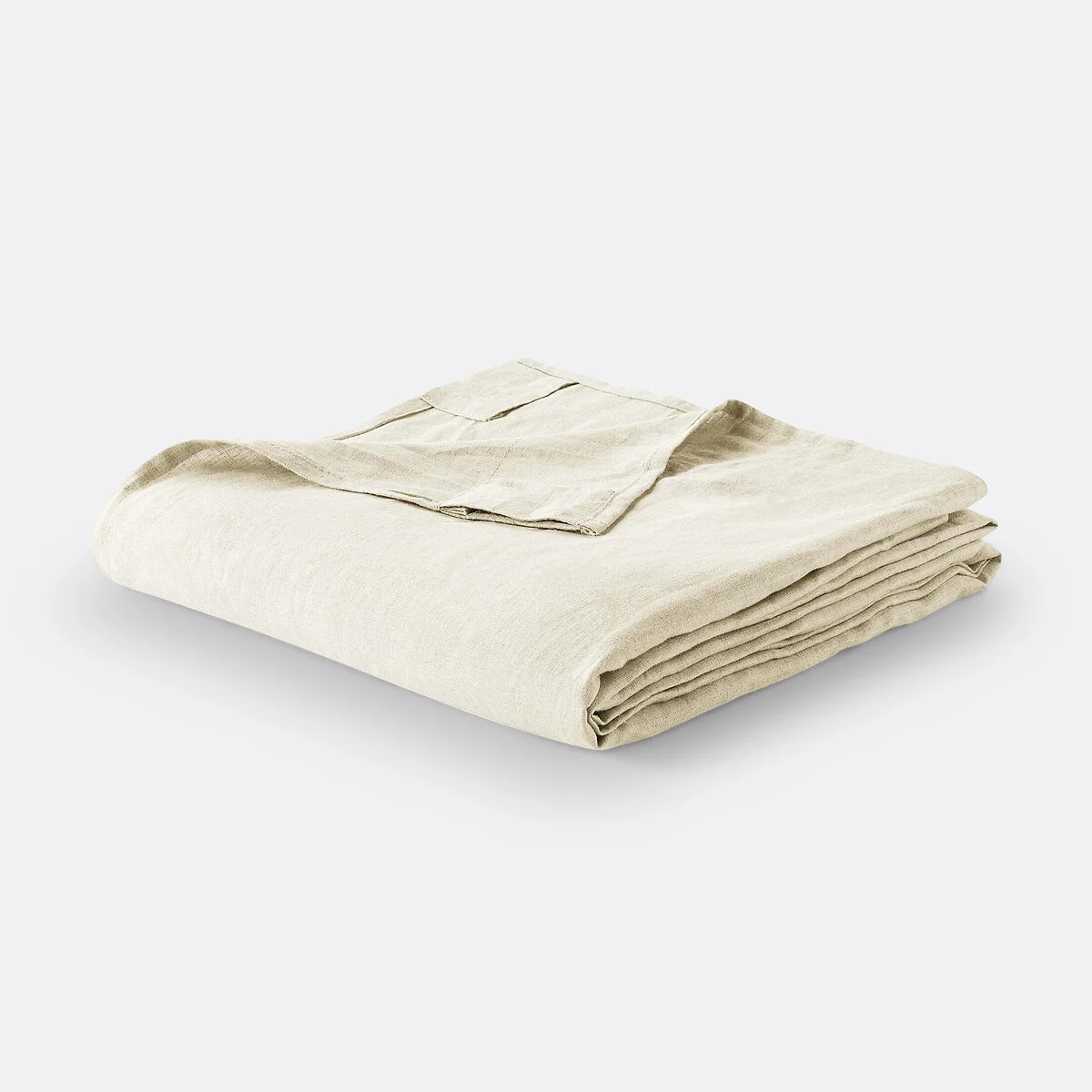 Onega Washed Linen Radiator Curtain with Hidden Fixings – image 4