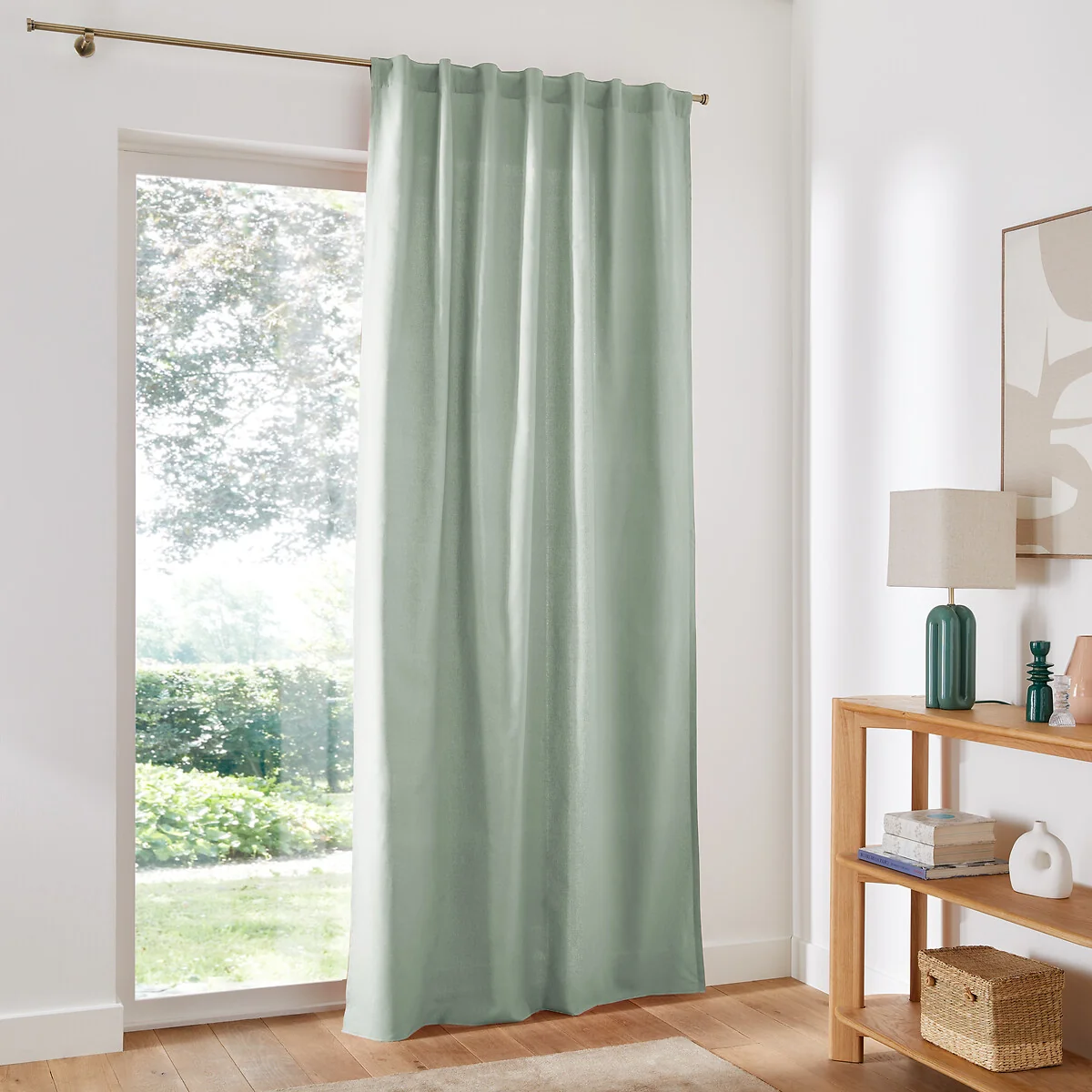 Scenario Single Cotton Curtain with Concealed Tabs – image 3