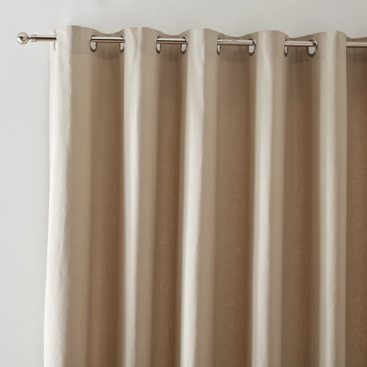 Scenario Single Extra Wide Cotton Curtain with Eyelets – image 2