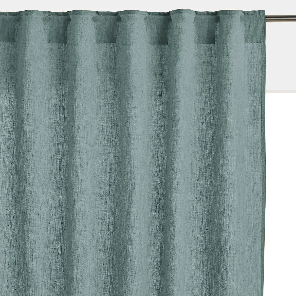 Onega Washed Linen Single Curtain with Concealed Tabs – image 1