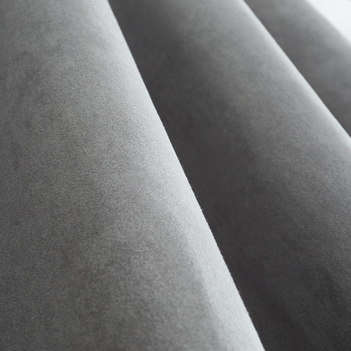 Faux Suede Eyelet Curtains – image 3