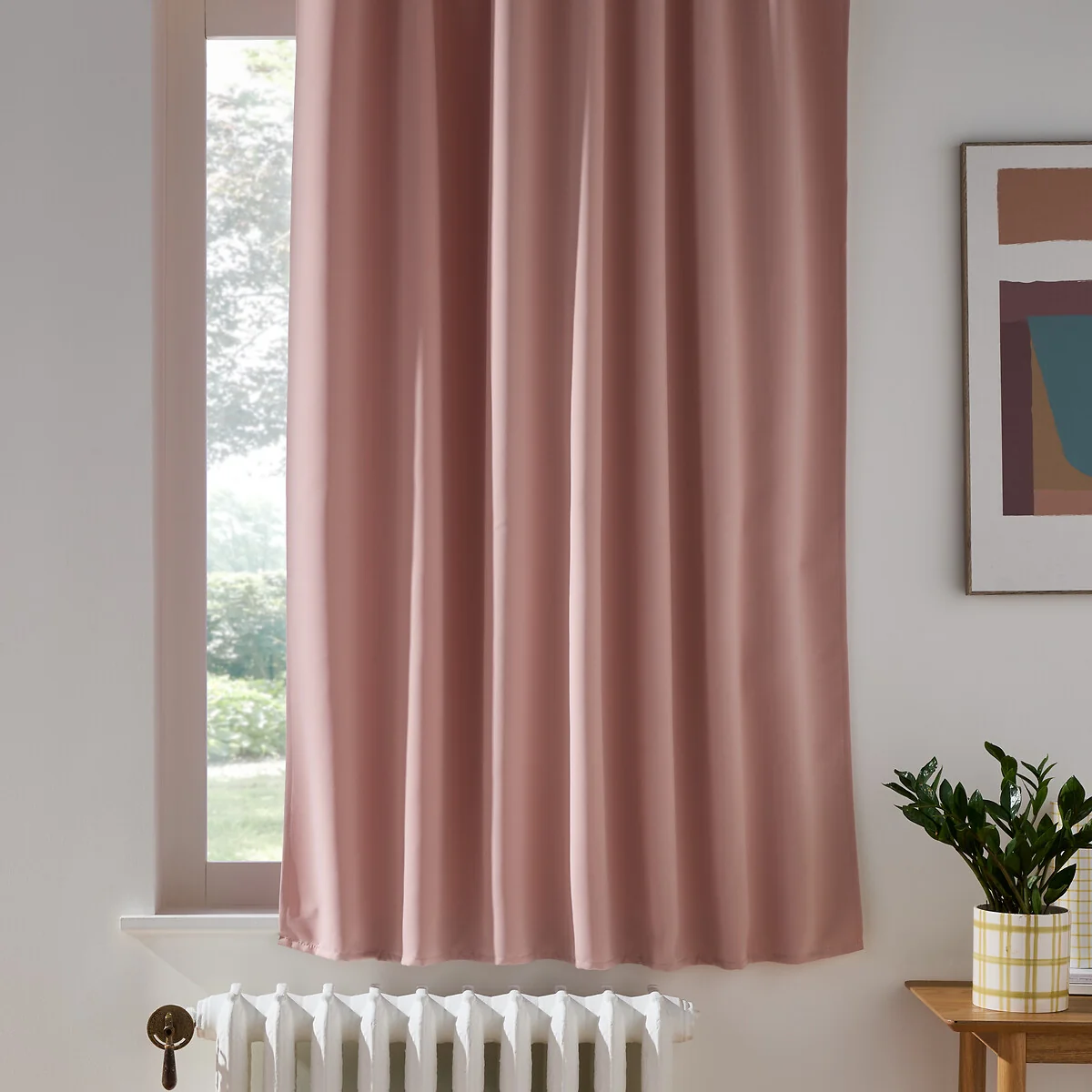 Voda Blackout Radiator Curtain with Eyelets