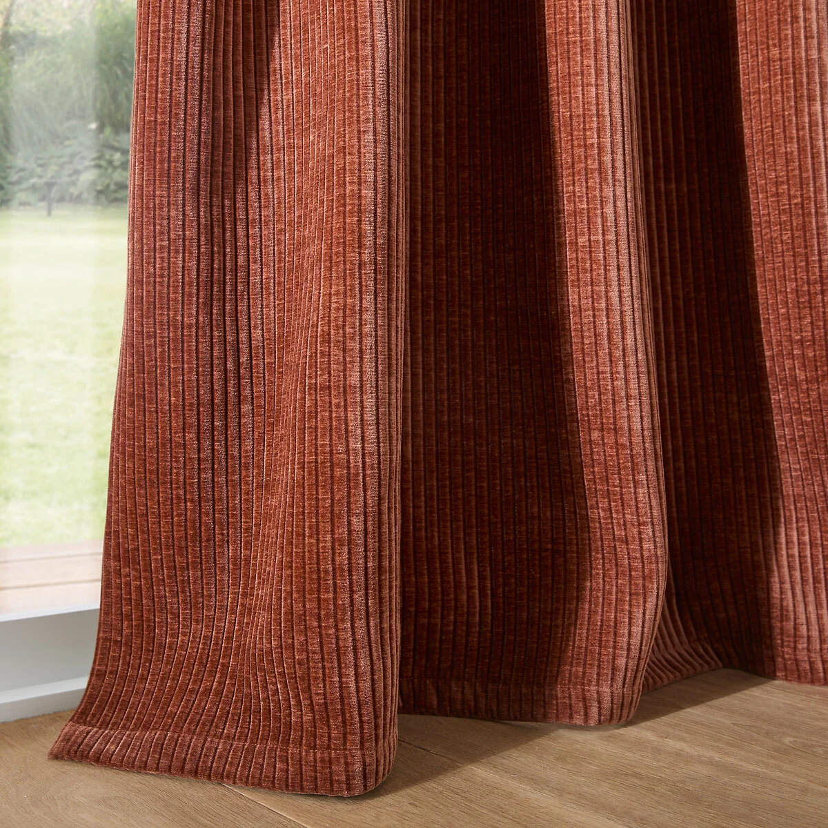 Carly Corduroy Curtain with Concealed Tab Top – image 3
