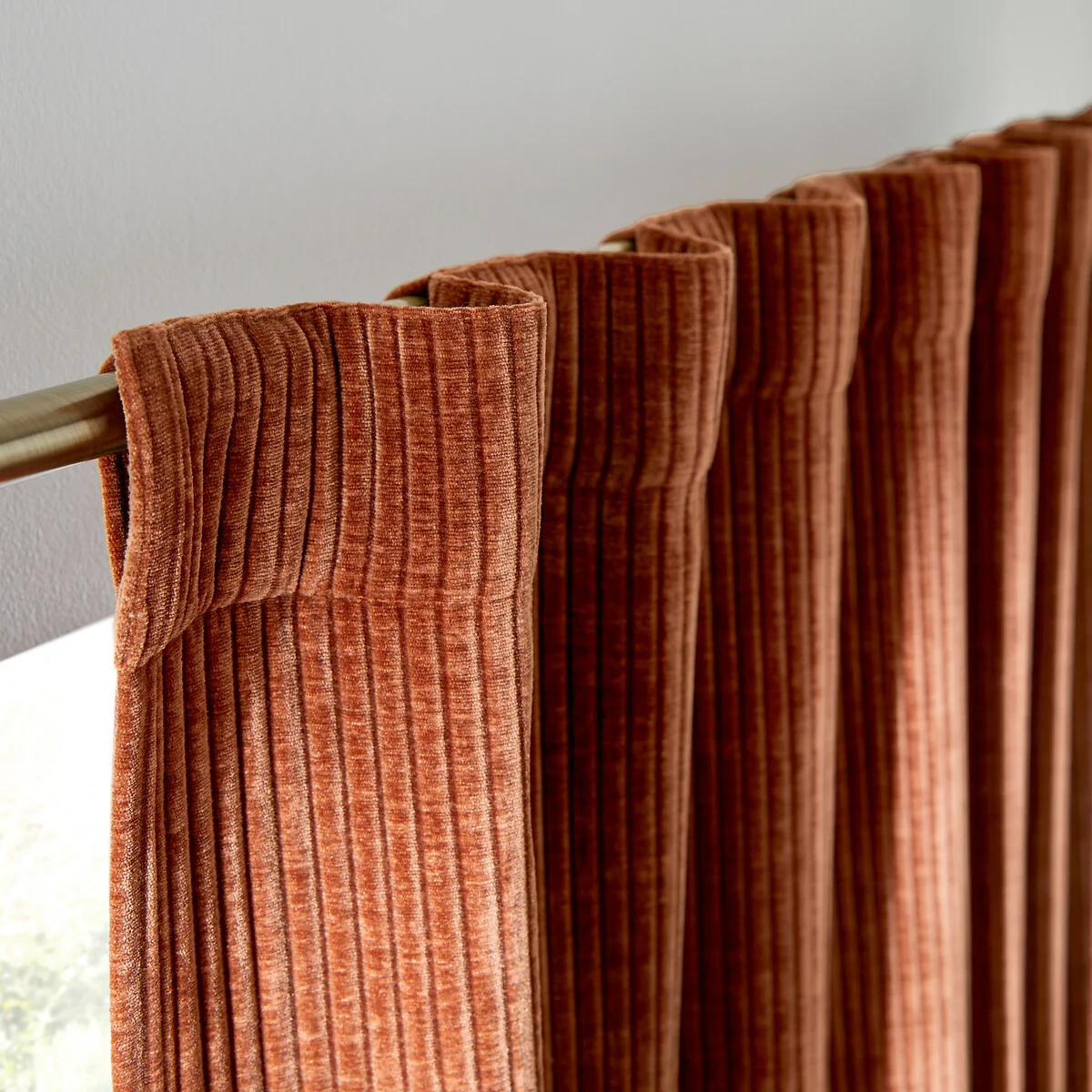Carly Corduroy Curtain with Concealed Tab Top – image 4