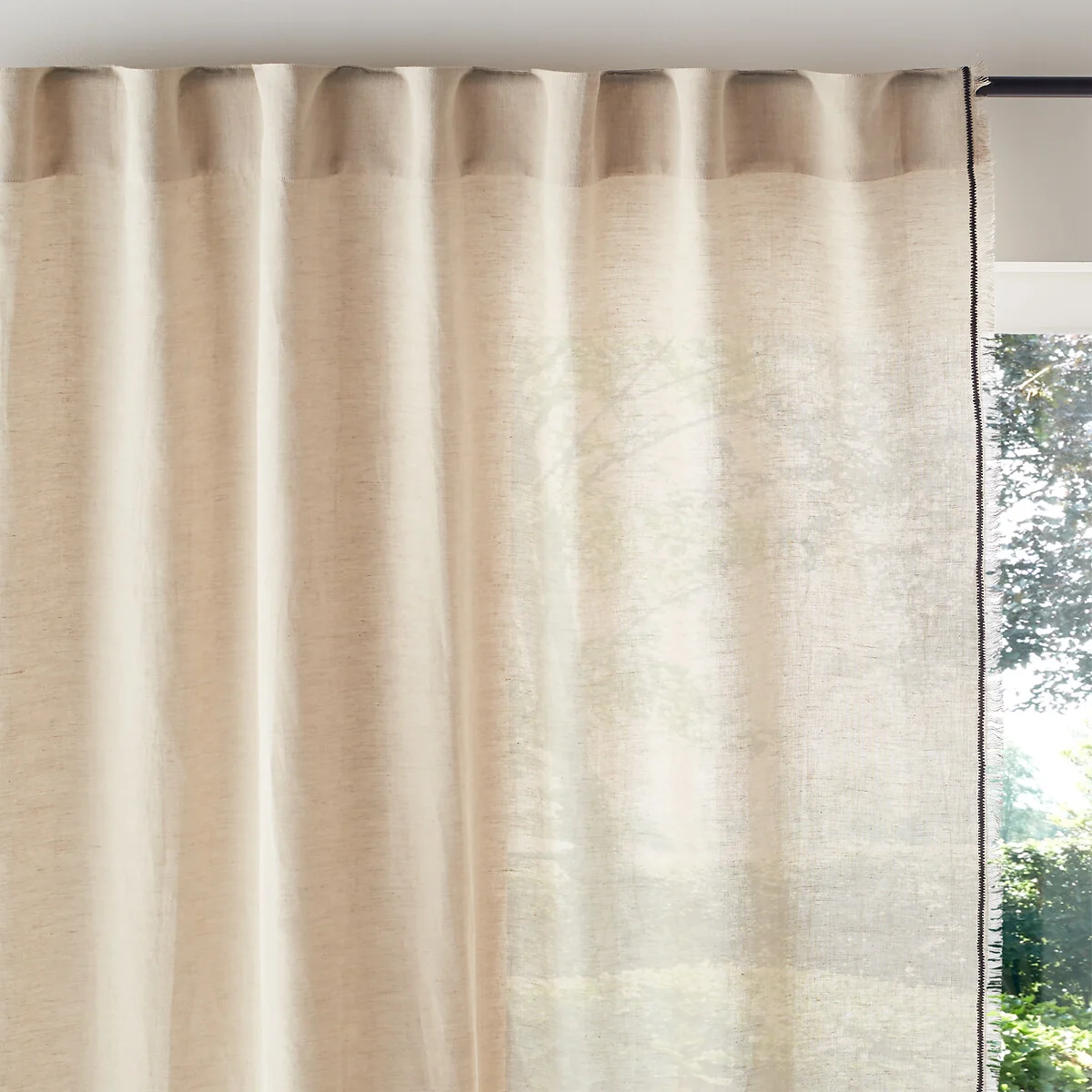 Menorca Cotton & Linen Curtain with Hidden Tabs – image 3