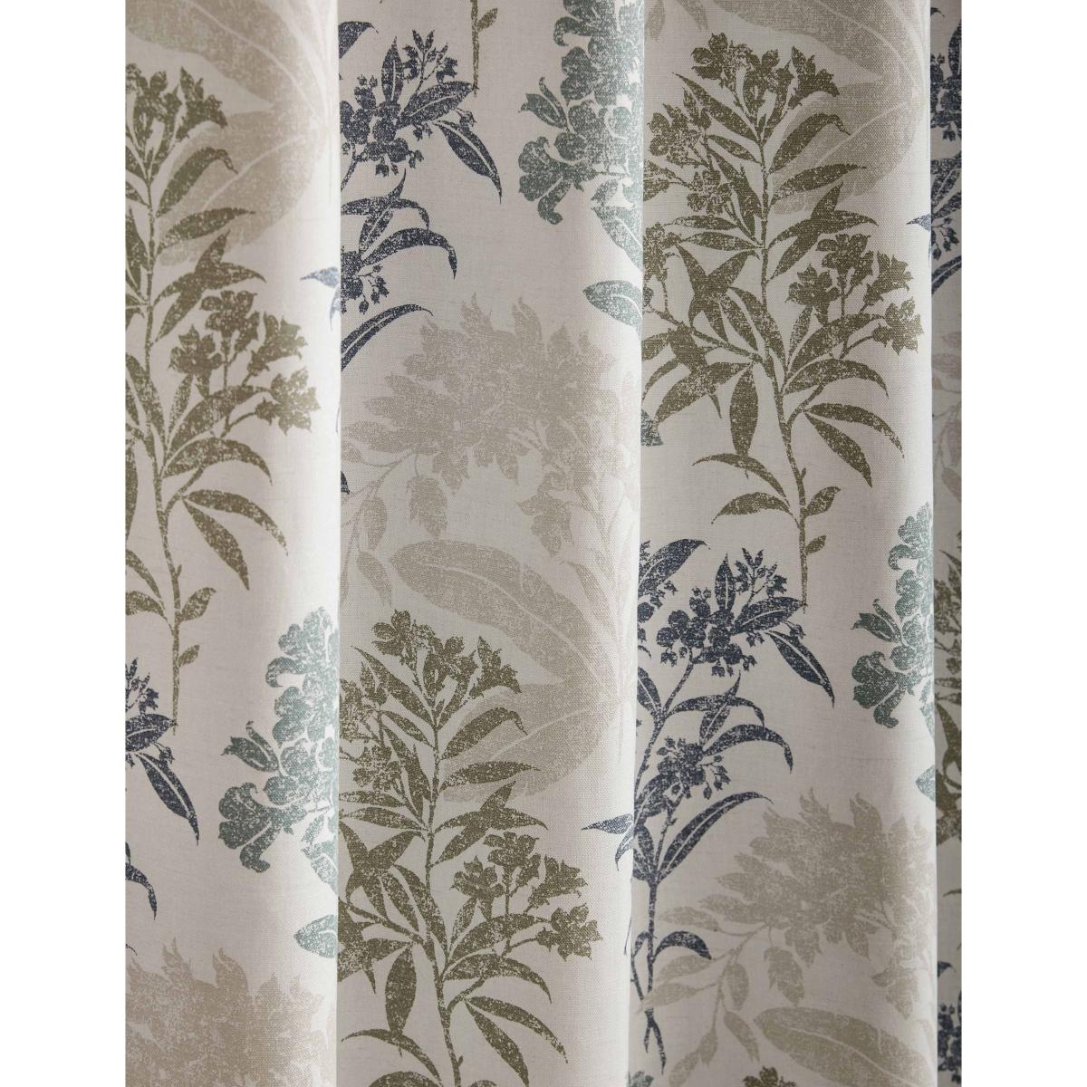 Laura Ashley Tenby Pure Cotton Eyelet Blackout Curtains Blue Mix – image 3