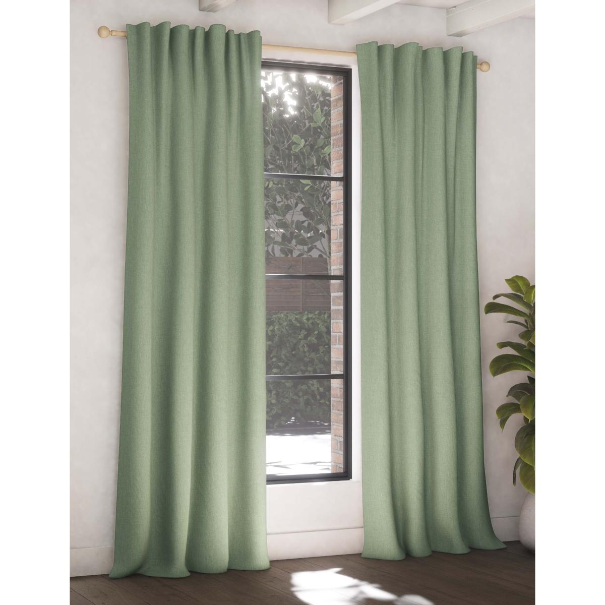 M&S Brushed Multiway Curtains Champagne – image 4