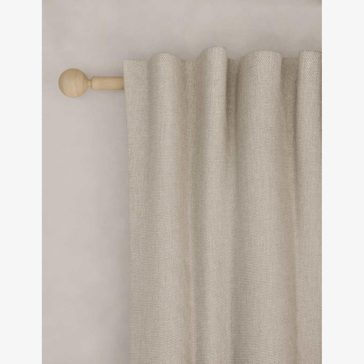 M&S Brushed Multiway Curtains Champagne – image 1