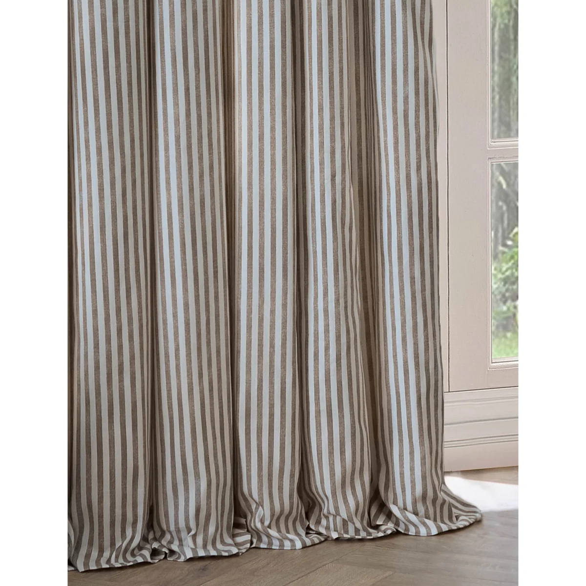 YARD Hebden Striped Blackout Eyelet Curtains Blue Mix – image 5
