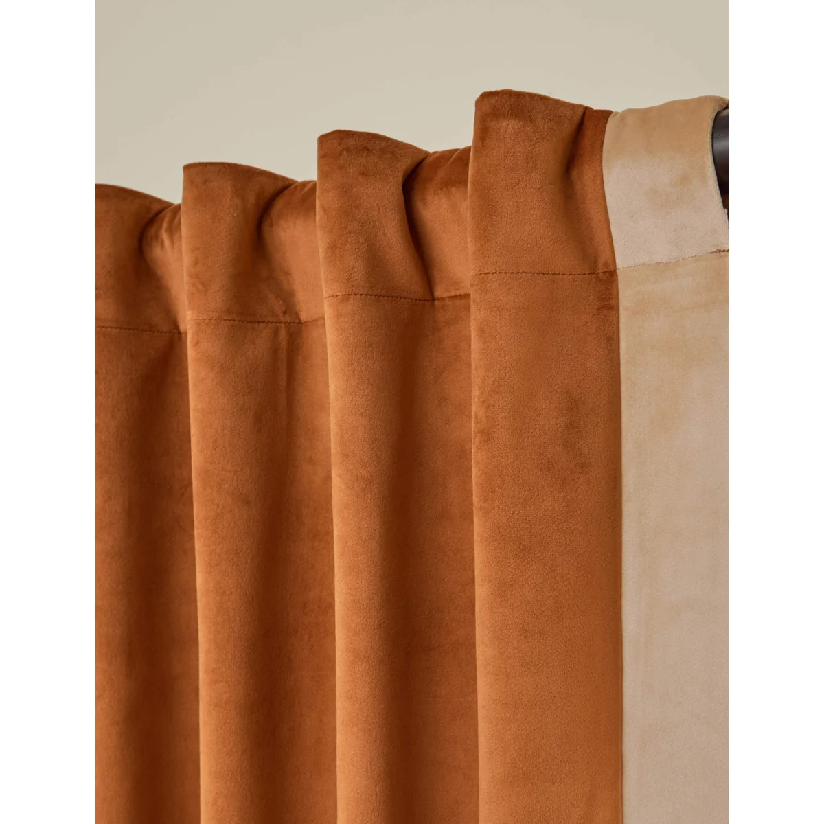 MADE Audley Velour Eyelet Curtains Light Pink – image 3