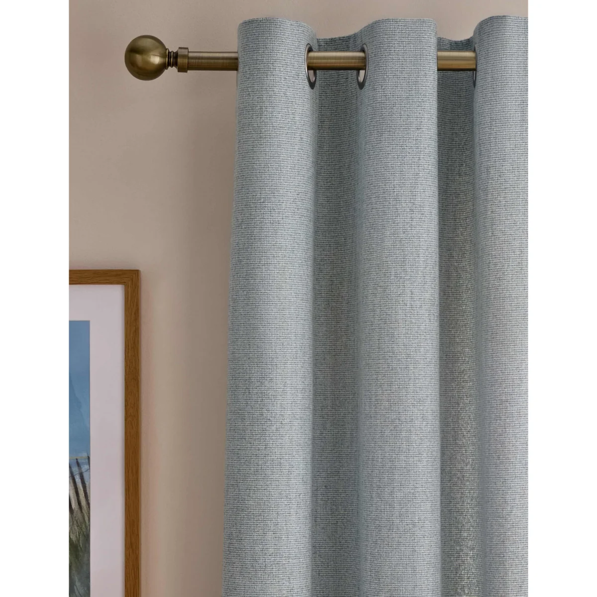 Laura Ashley Saltair Eyelet Curtains Cream – image 2