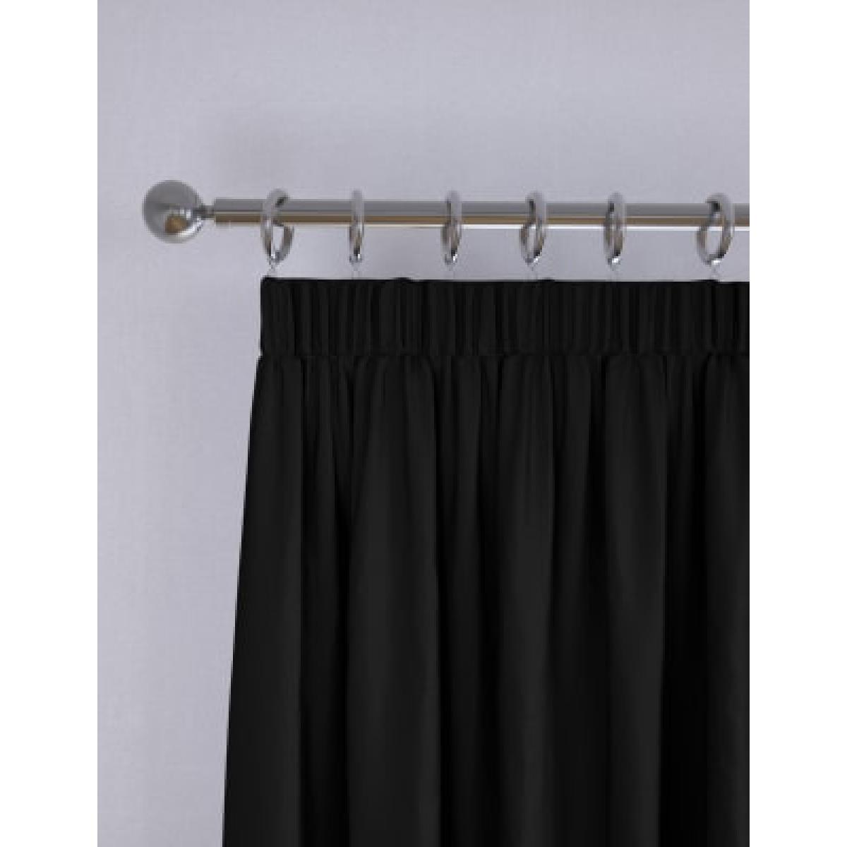 M&S  Faux Silk Pencil Pleat Blackout Curtains - WDR54 - Slate, Slate,Natural,Duck Egg,Dark Charcoal,Navy,Champagne,Soft Pink,Silver,Mid Grey – image 4