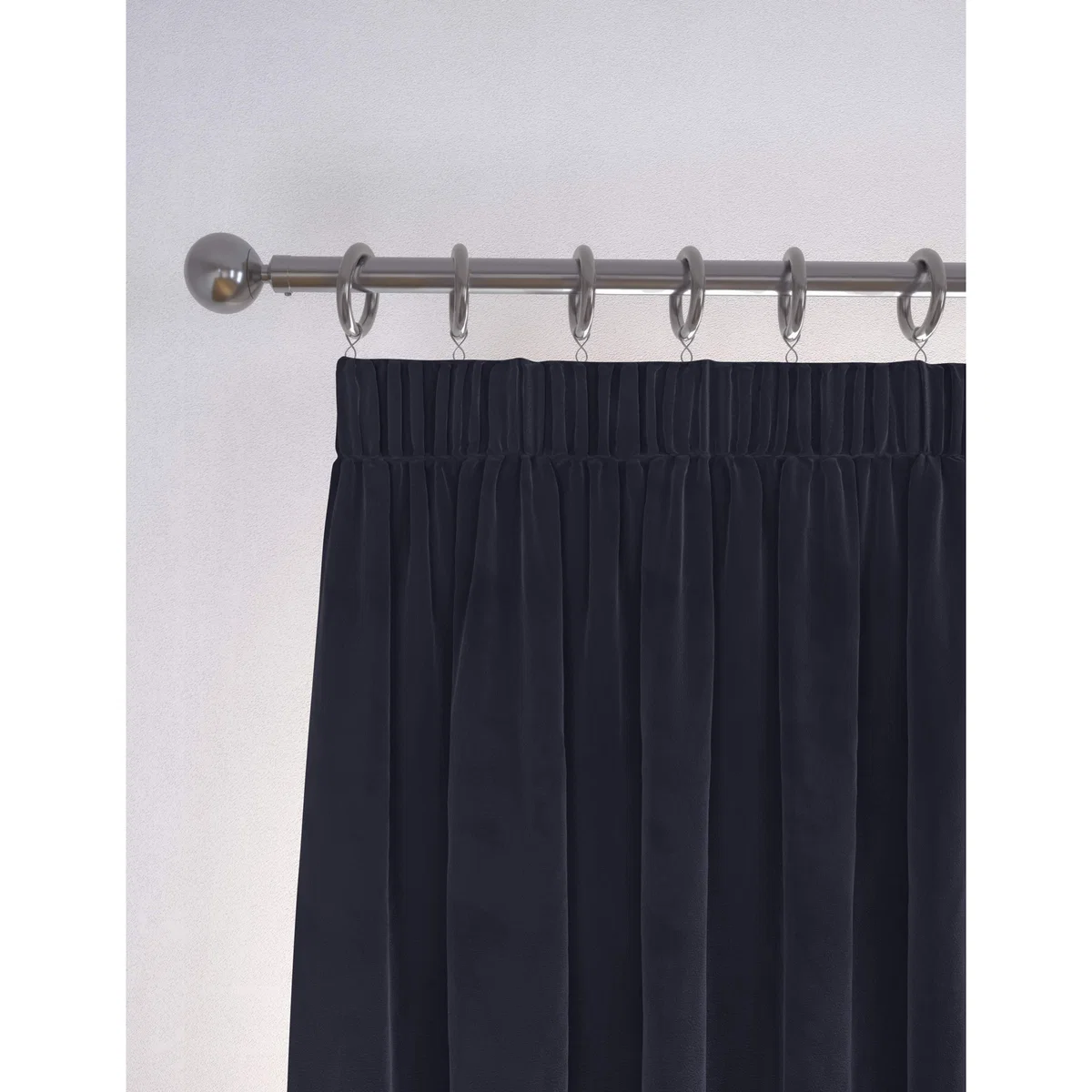M&S Velvet Pencil Pleat Curtains Dark Ochre – image 2