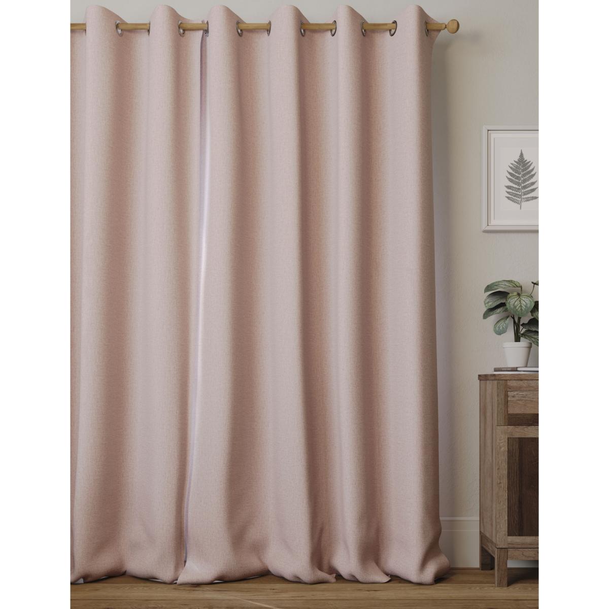 M&S Brushed Eyelet Blackout Thermal Curtains Olive – image 4