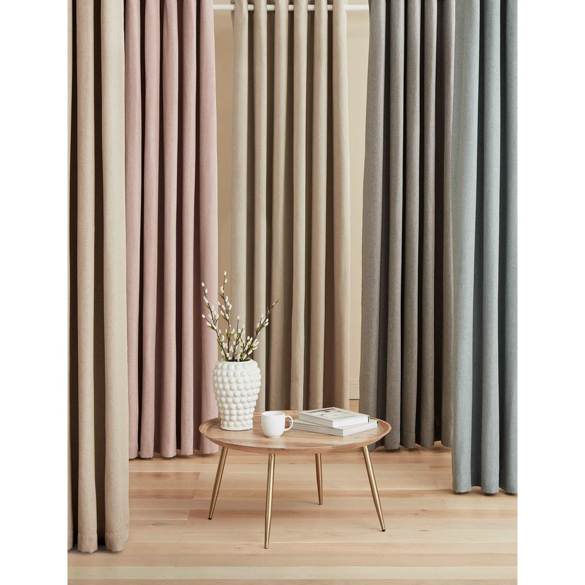 M&S Brushed Eyelet Blackout Thermal Curtains Olive – image 6