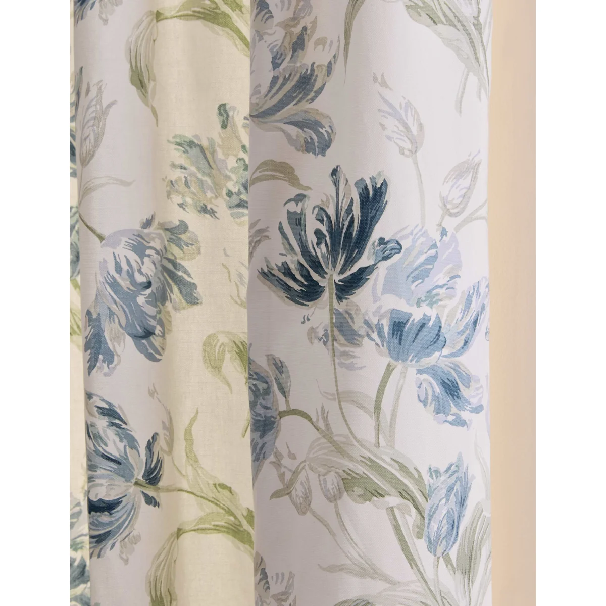 Laura Ashley Gosford Pure Cotton Floral Curtains Blue Mix – image 4
