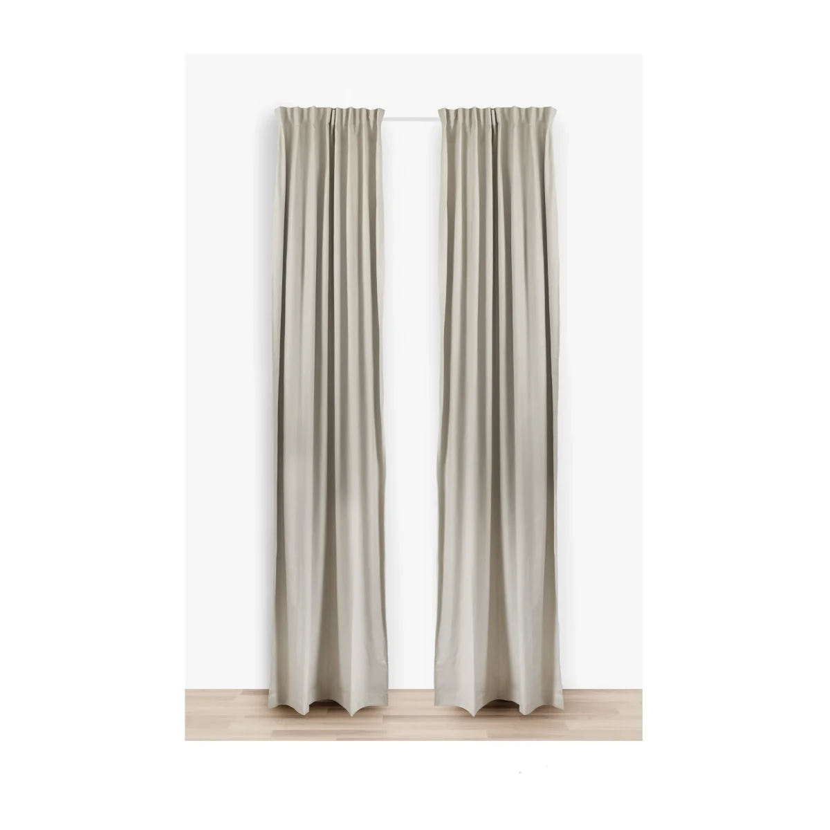 Eclipse blackout curtain 135x250 cm White – image 2