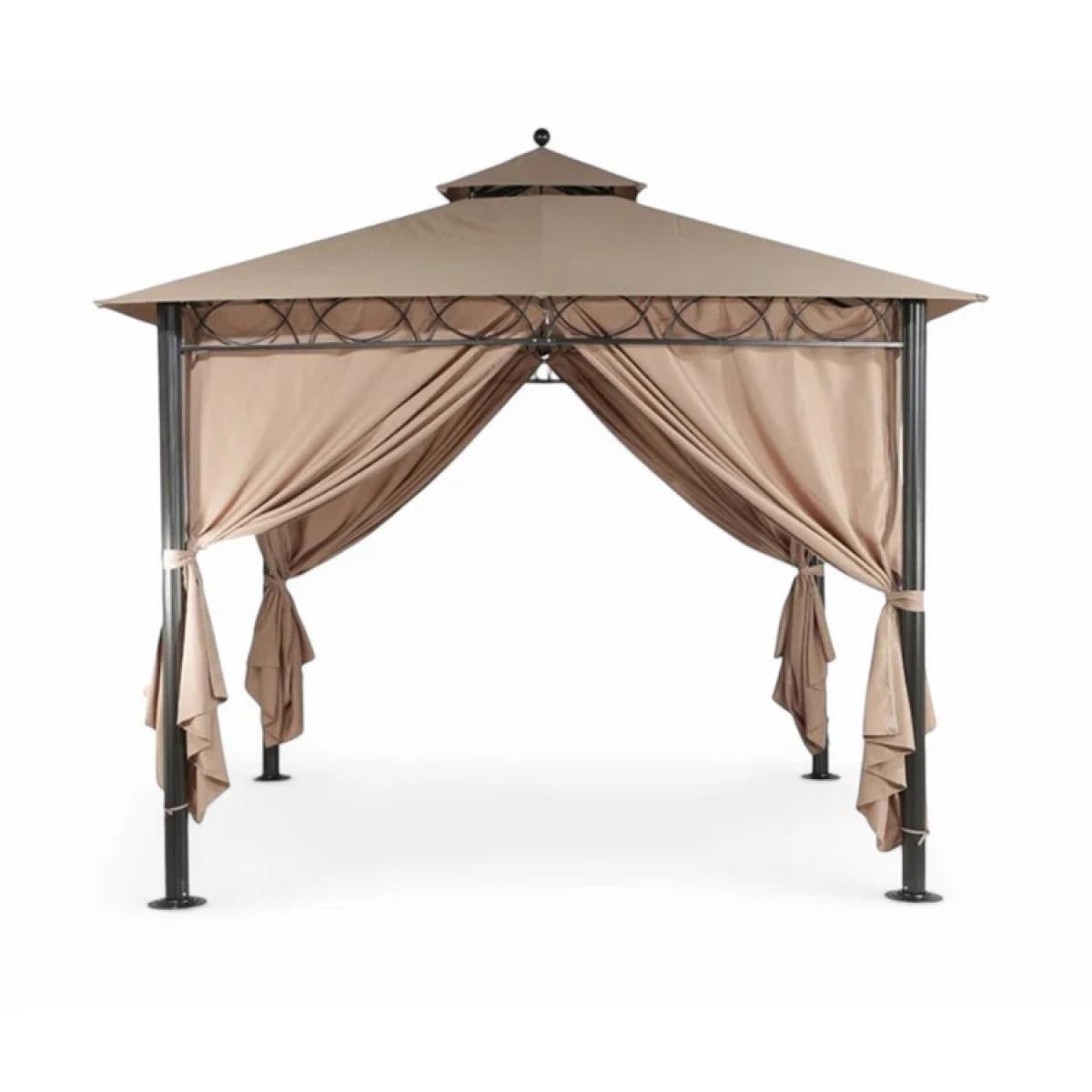Royalcraft Dubai 3m x 3m Gazebo and Curtains - Mocha – image 8