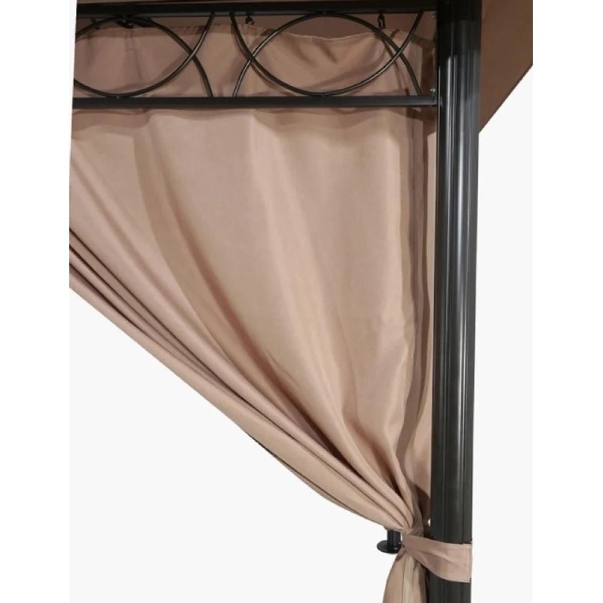 Royalcraft Dubai 3m x 3m Gazebo and Curtains - Mocha – image 10