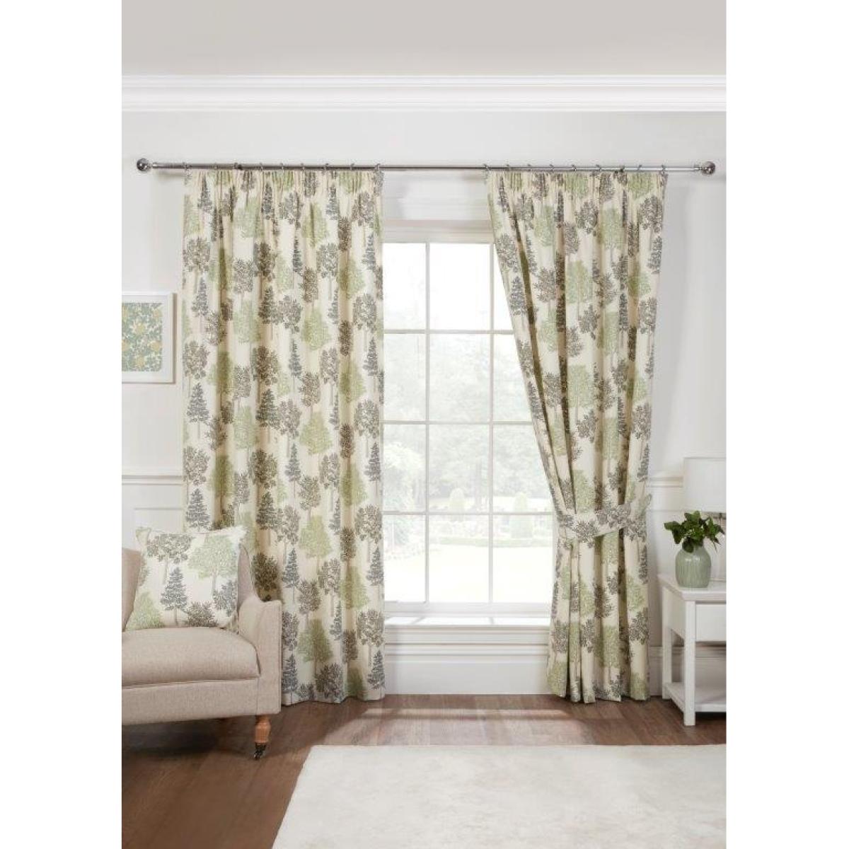 Sundour Coppice Green Curtains - 46x72 – image 2
