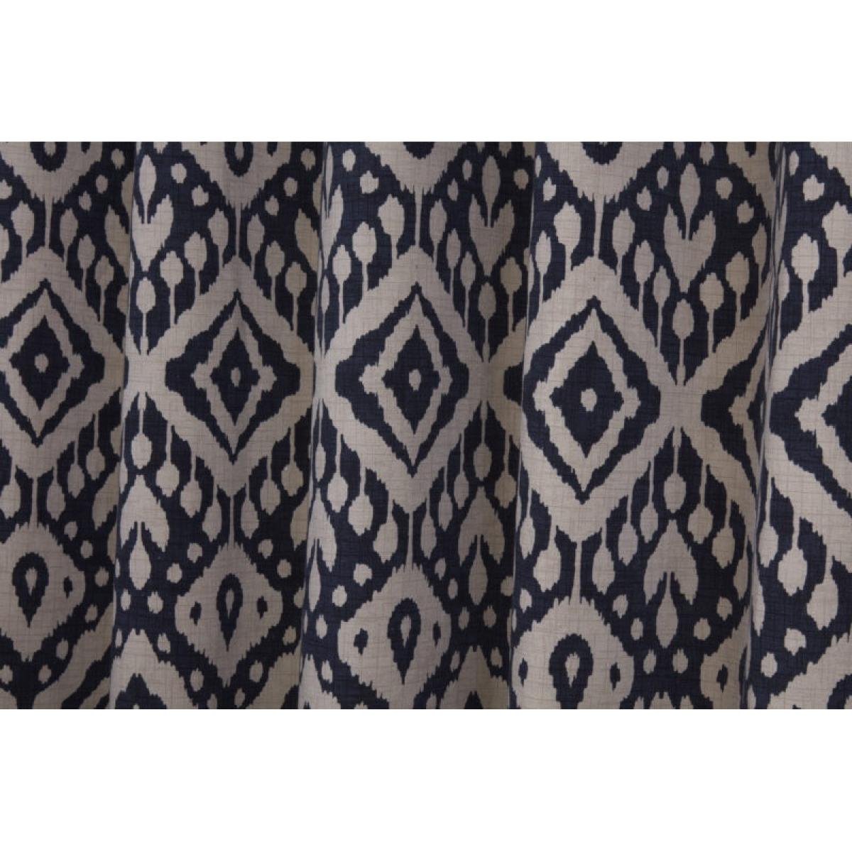 Sundour Marrakech Lined Eyelet Curtains - Navy - 66 x 90 – image 4