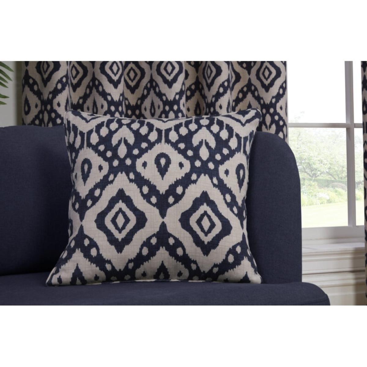Sundour Marrakech Lined Eyelet Curtains - Navy - 66 x 90 – image 8