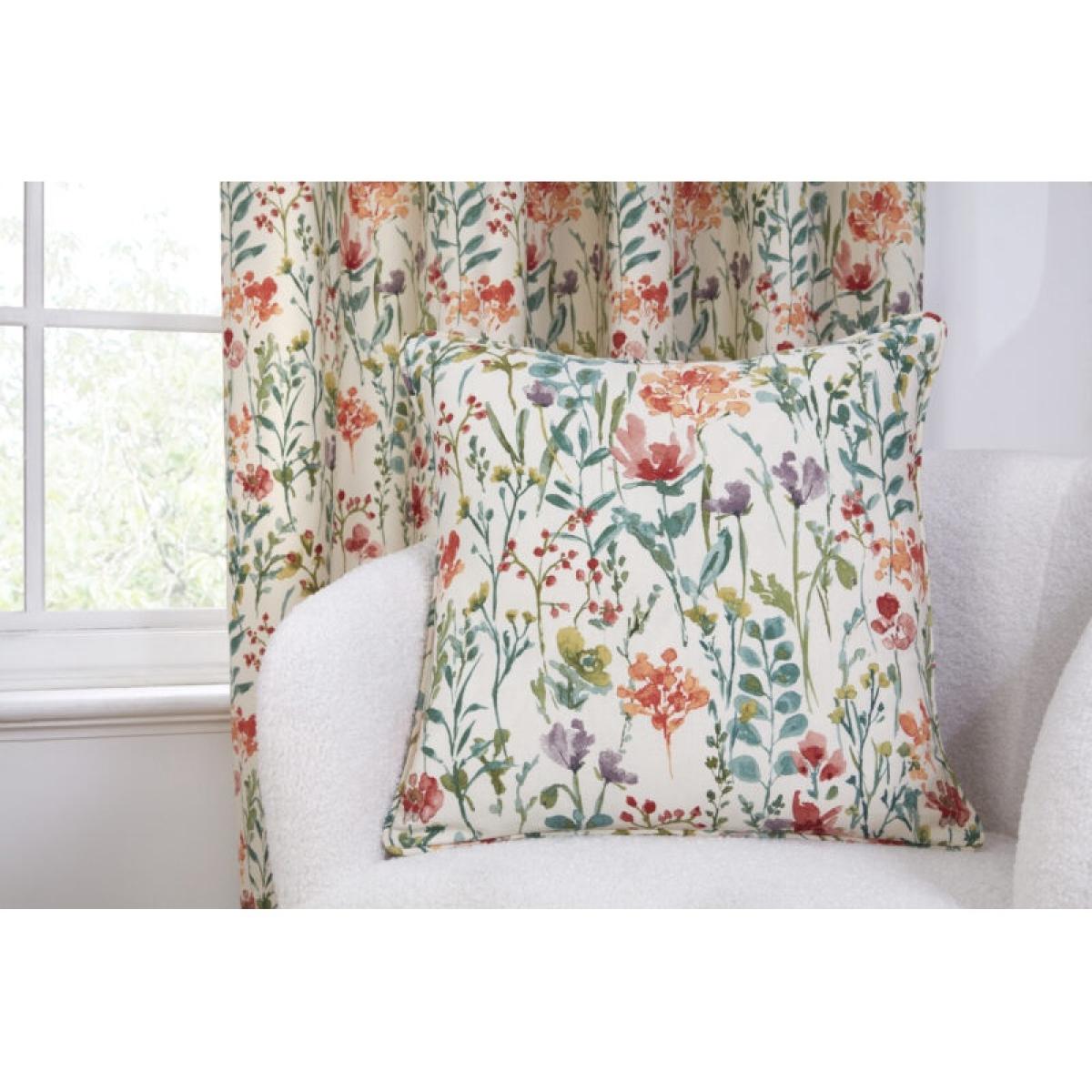 Sundour Amaryllis Lined Pencil Pleat Curtains - Multi - 46 x 54 – image 8
