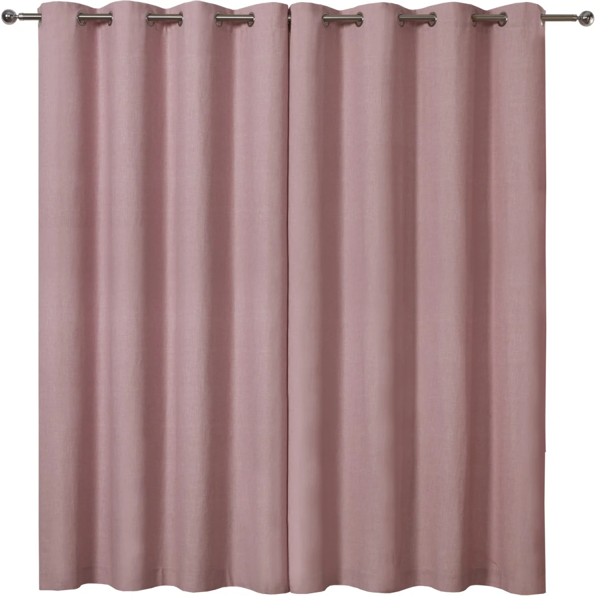 Textured Print Eyelet Lined Curtains for Bedroom and Living - 2 Panels - Blush – image 7