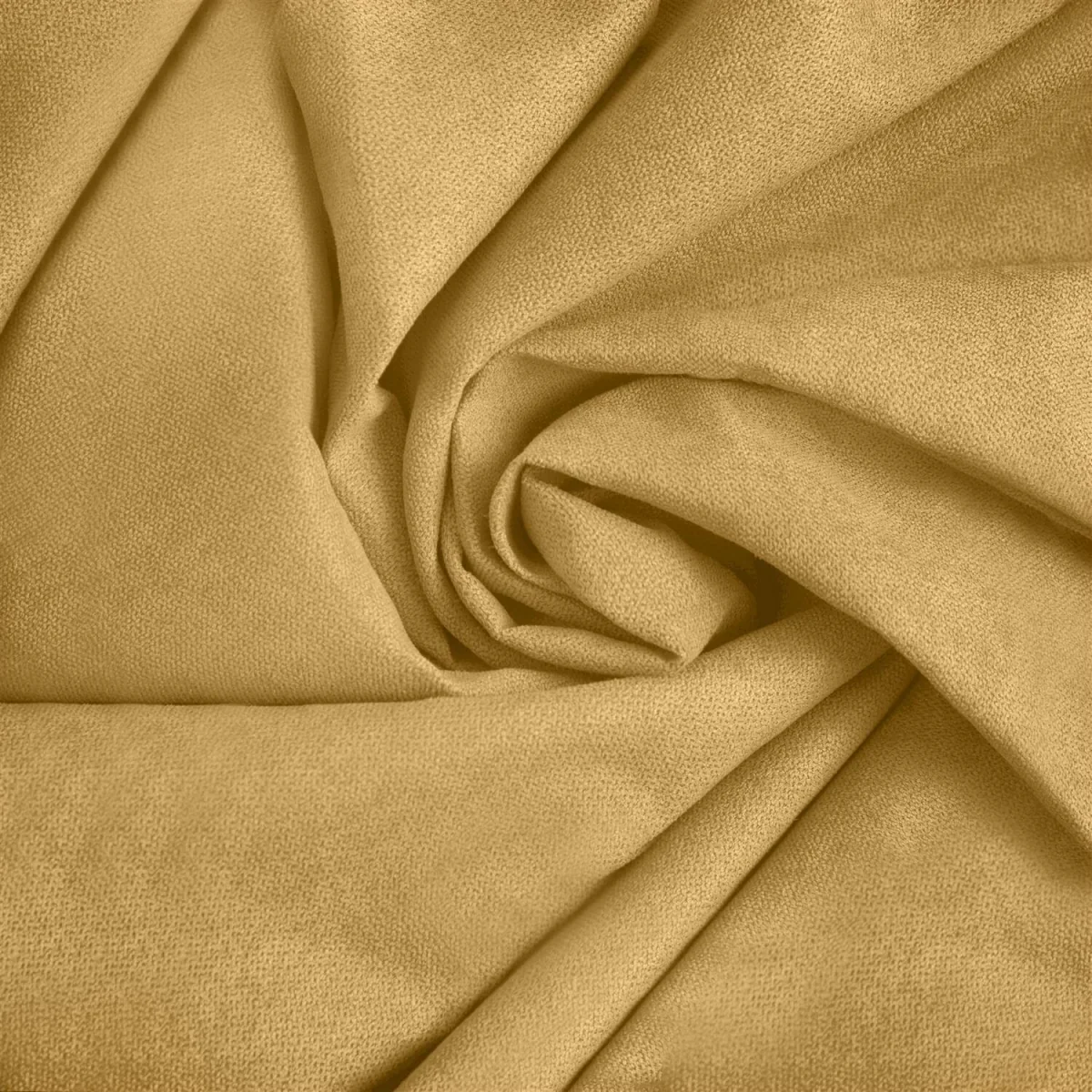 Velvet Chenille Thermal Fleece Lined Pencil Pleat Taped Top Door Curtain - Ochre – image 6