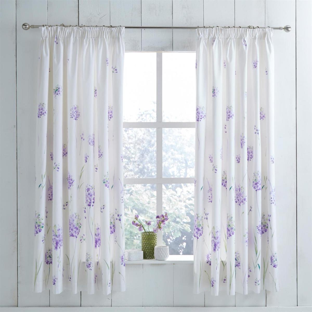 Kendal Pencil Pleat Curtains - White