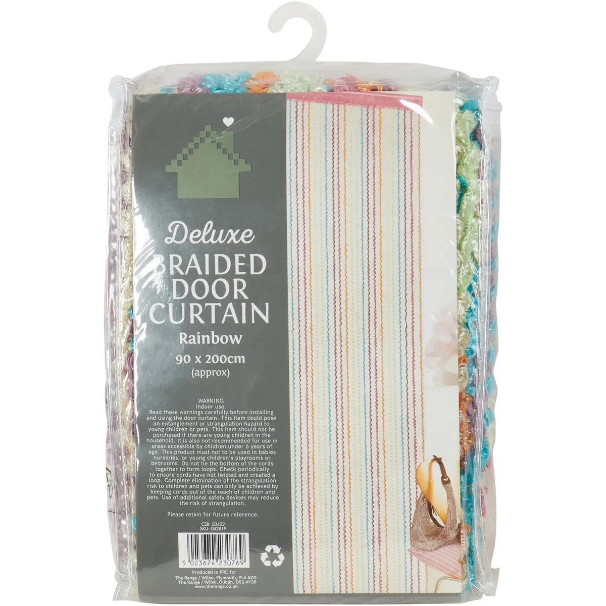 Deluxe Rainbow Braided Door Curtain – image 3