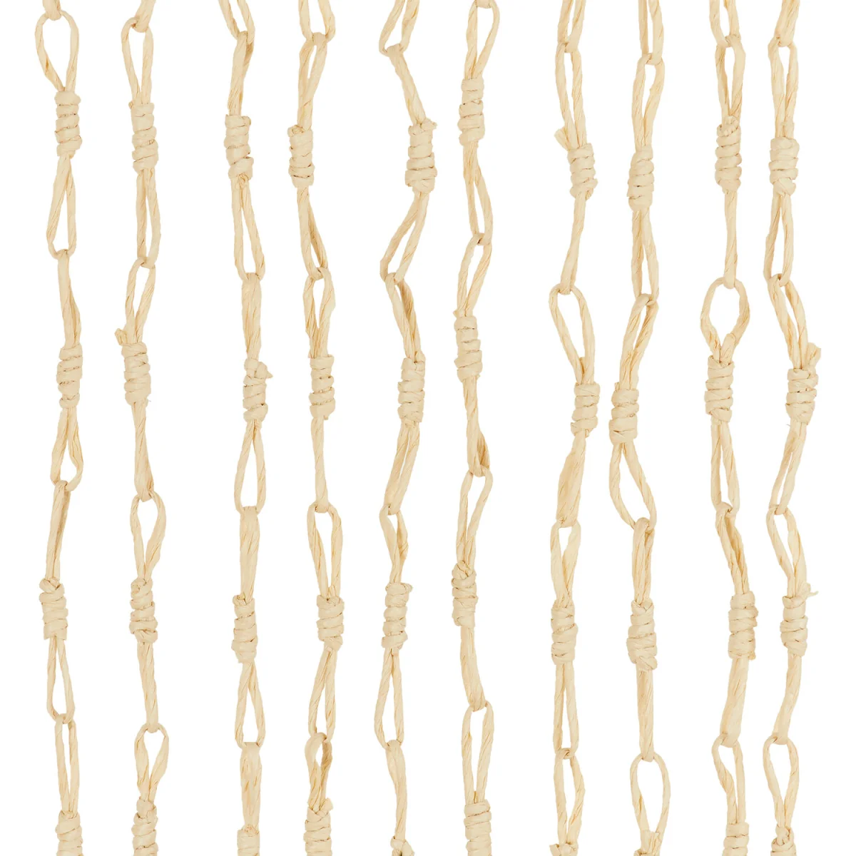 Knotted Door Curtain - Natural – image 3