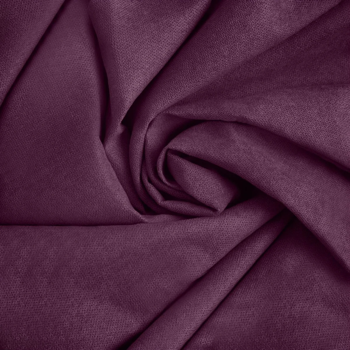 Velvet Chenille Thermal Fleece Lined Ring Top Door Curtain - Aubergine – image 3
