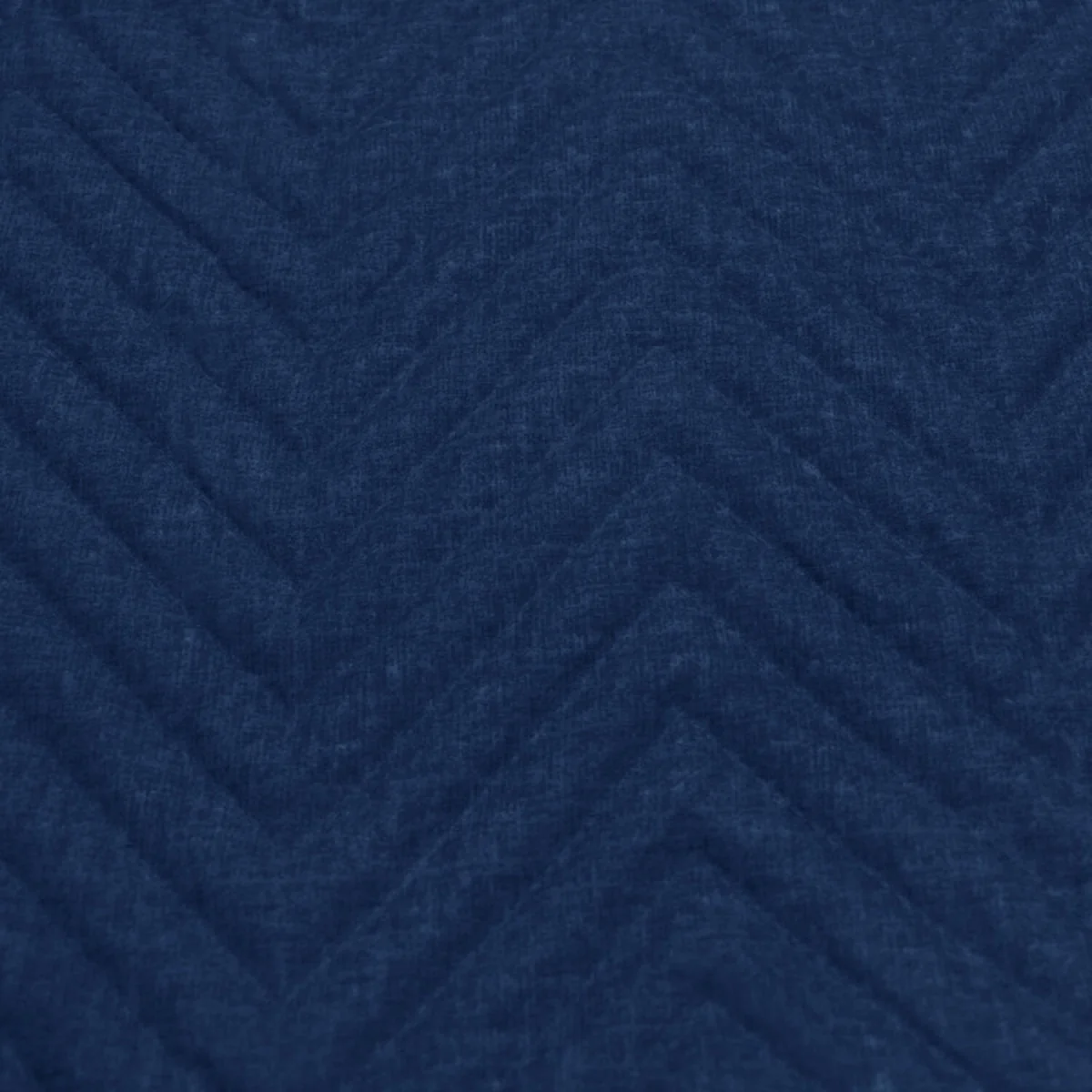 Chevron Pattern Thermal Door Panel Curtain - Navy – image 1