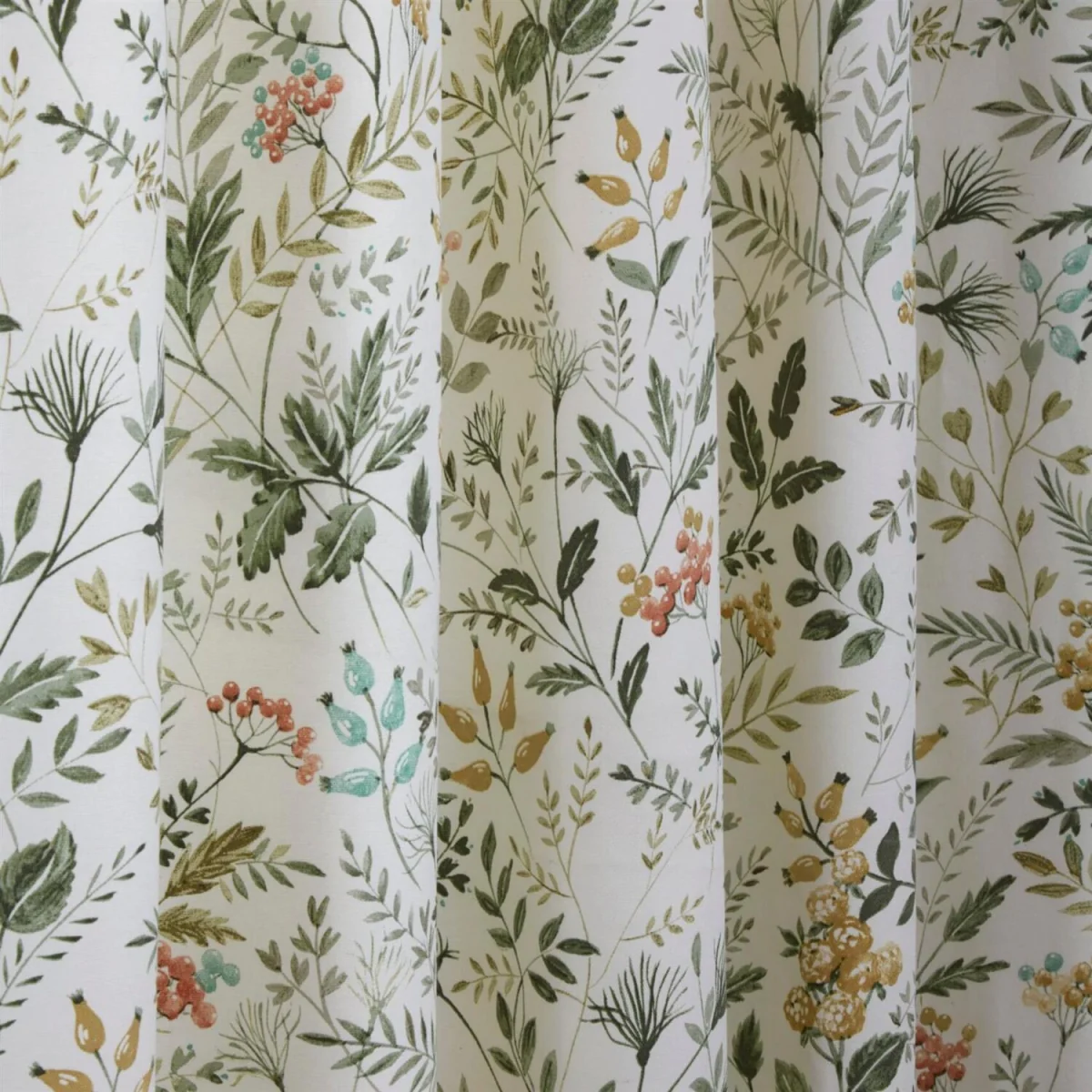 Cleo Pencil Pleat Curtains - Willow / 66in / 72in – image 2