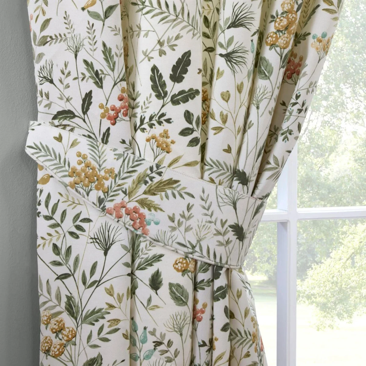 Cleo Pencil Pleat Curtains - Willow / 66in / 72in – image 4