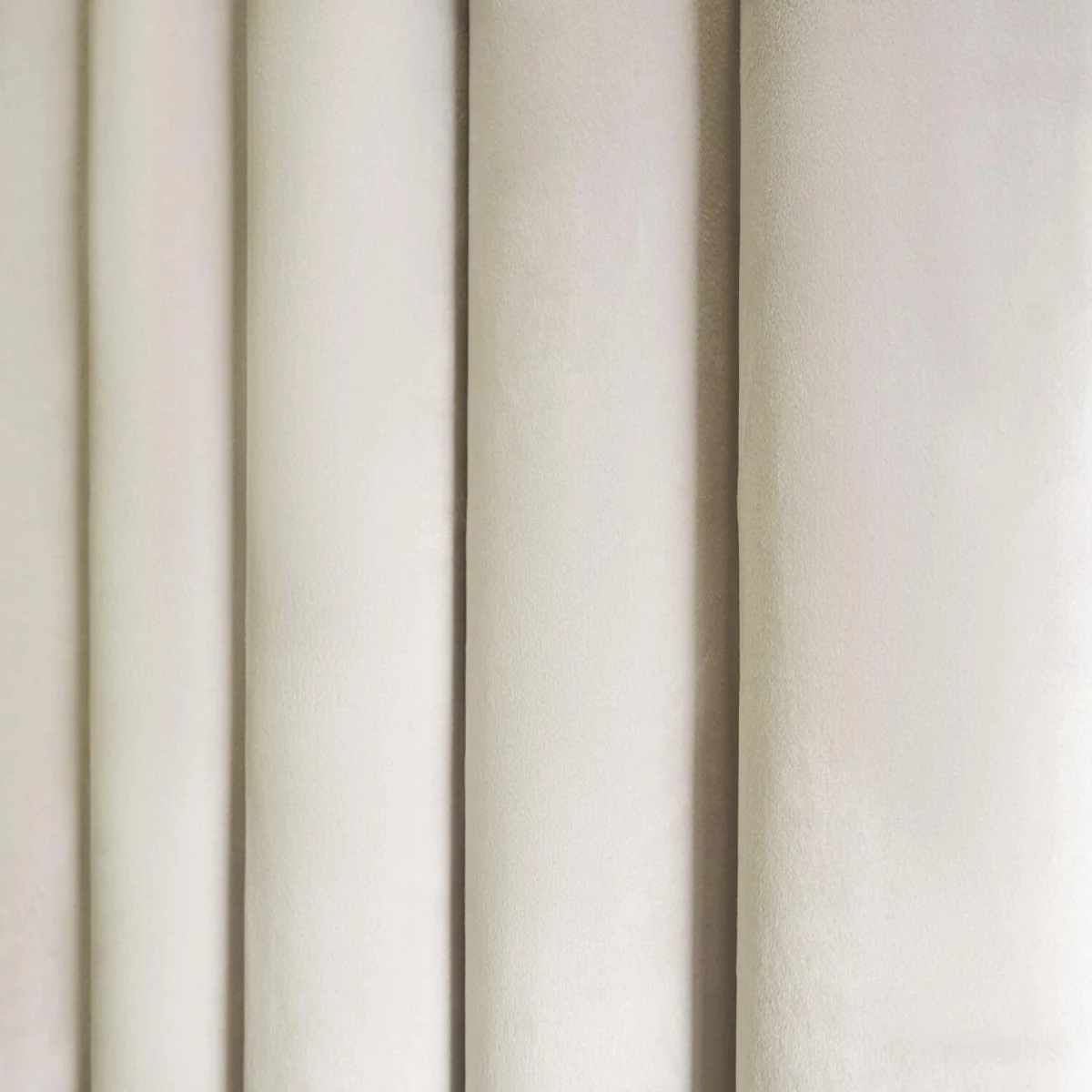 OHS Piped Edge Velvet Eyelet Curtains - Grey – image 3