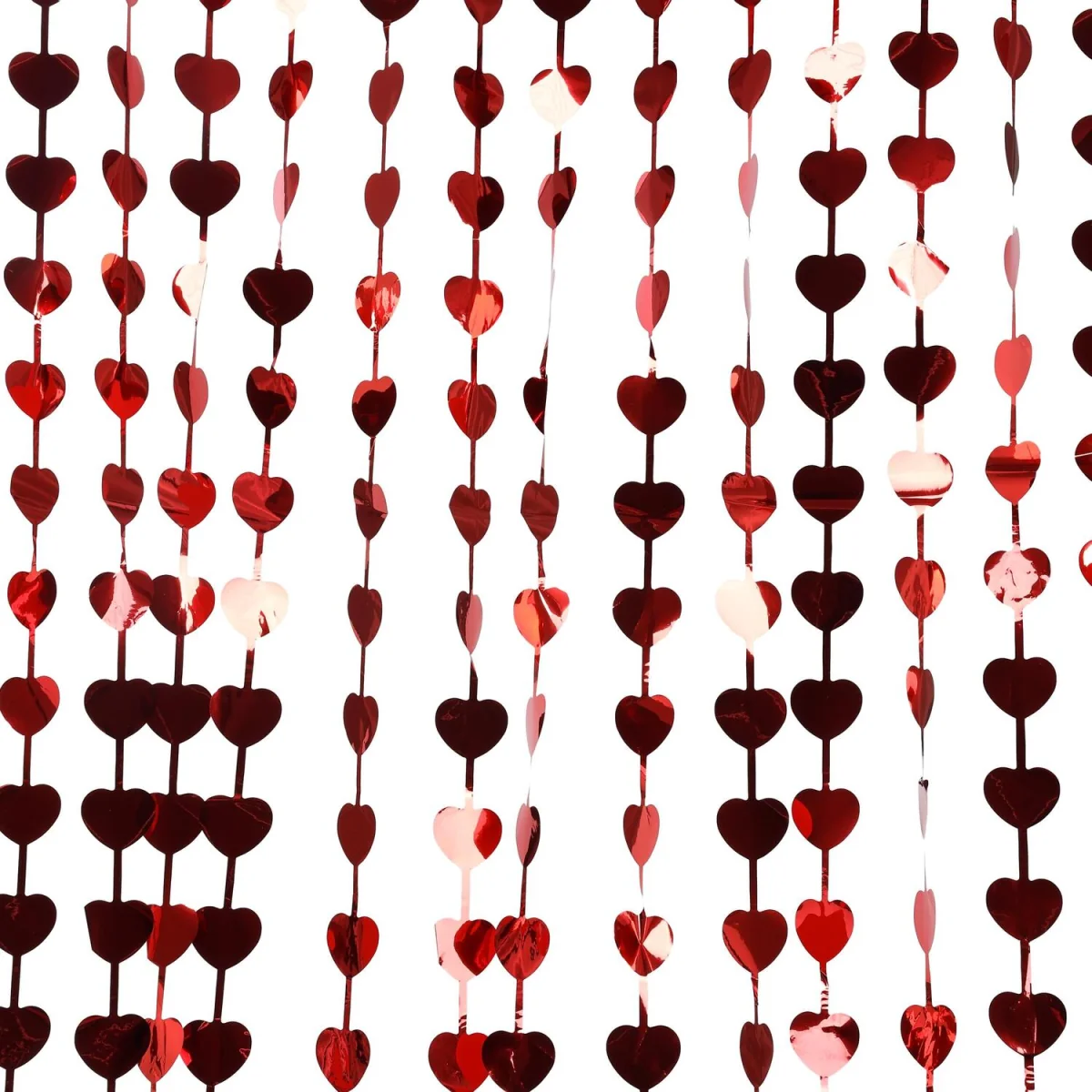 Red Heart Door Curtain - Red – image 1